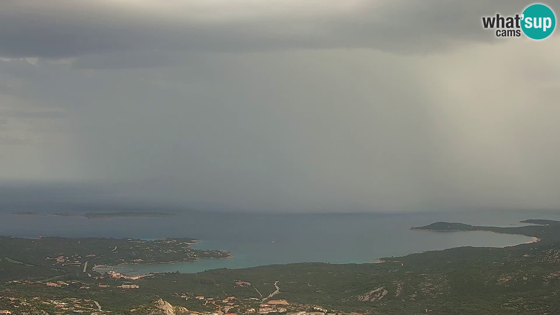 Monte Moro webcam Costa Smeralda vista panoramica Sardegna