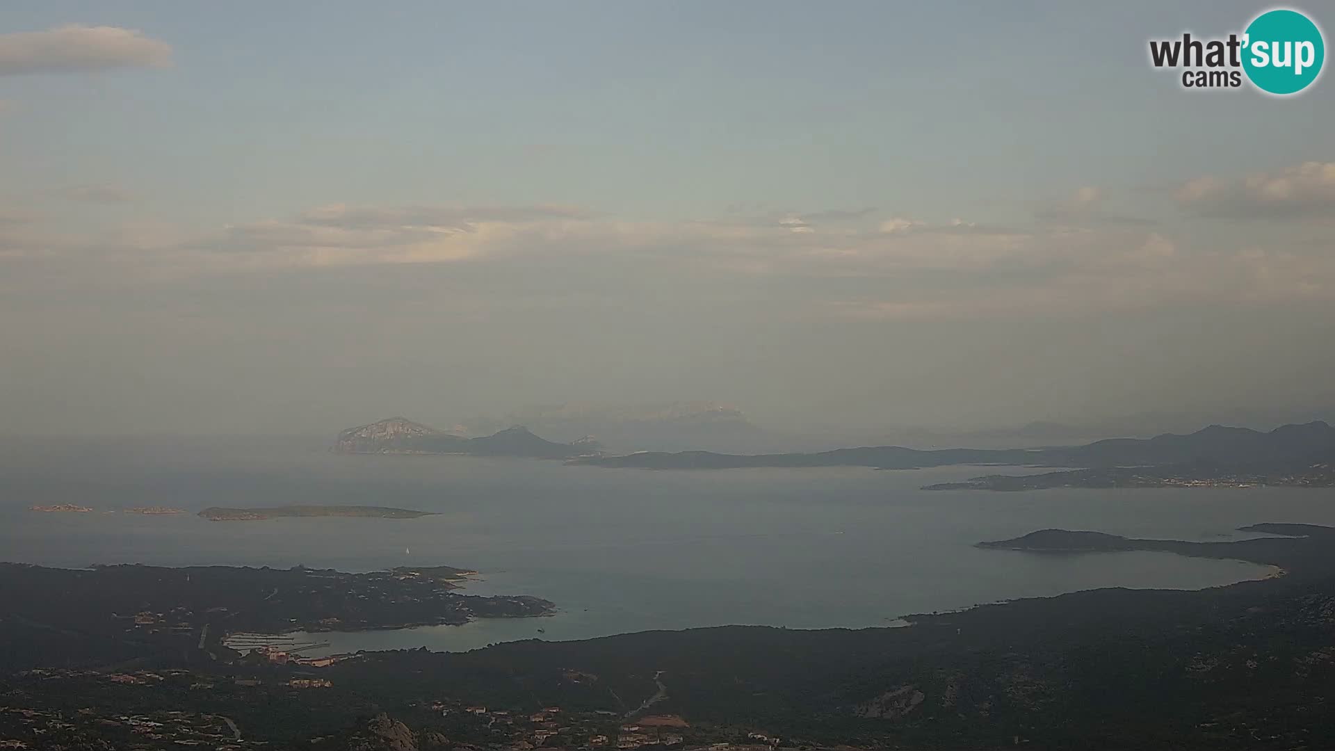 Monte Moro webcam Costa Smeralda vista panoramica Sardegna