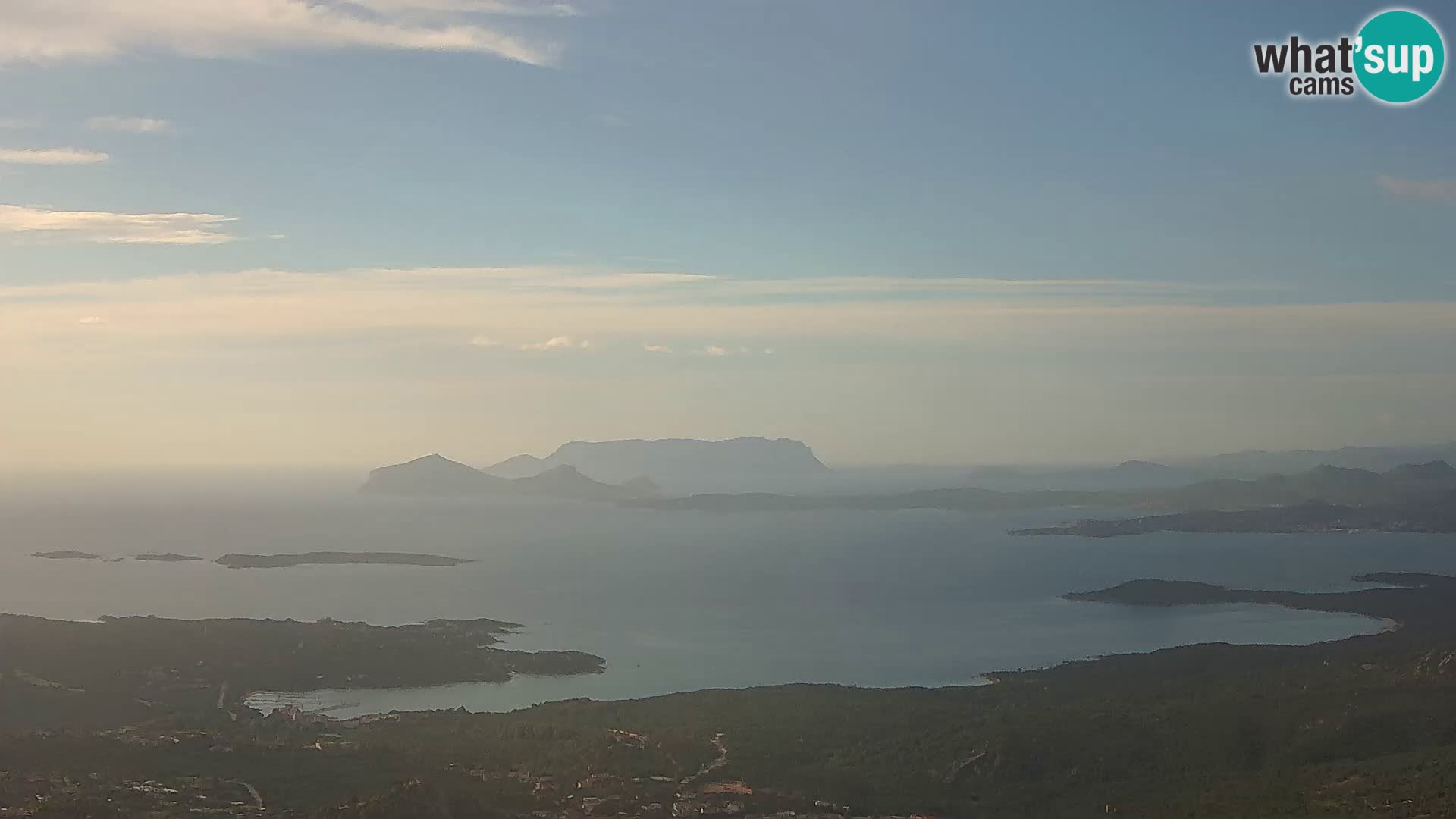 Monte Moro webcam Costa Smeralda panoramic view Sardinia