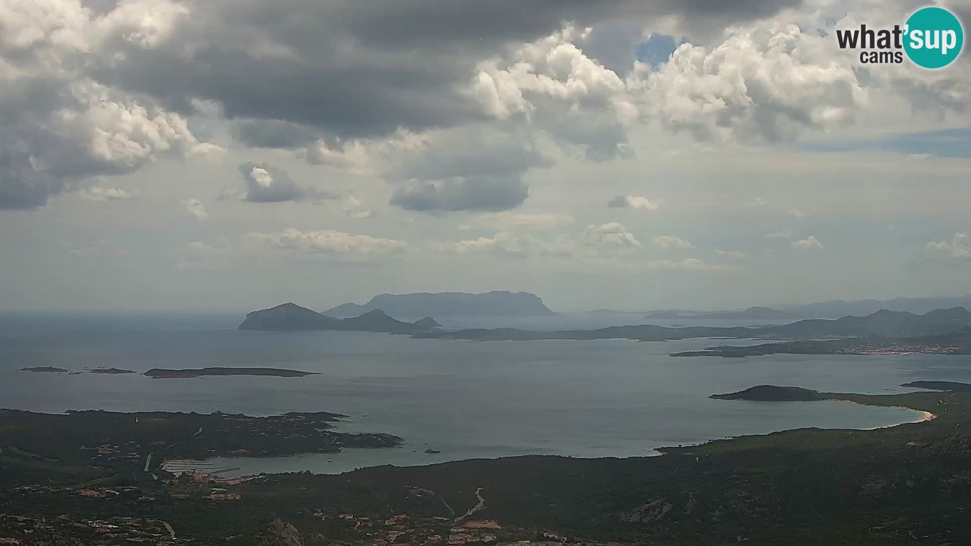 Monte Moro live cam Costa Smeralda Panoramablick Sardinien