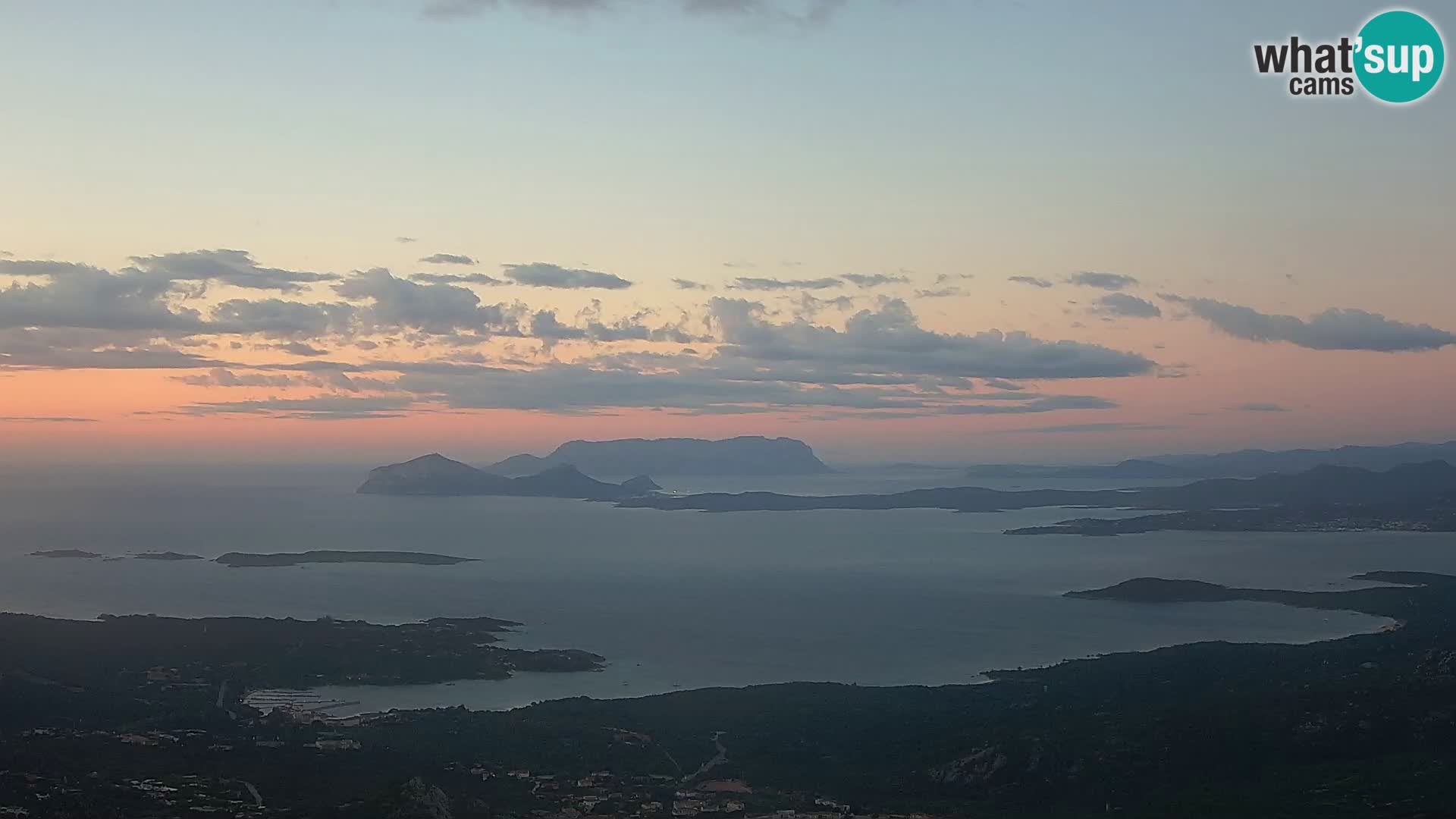 Monte Moro live cam Costa Smeralda Panoramablick Sardinien