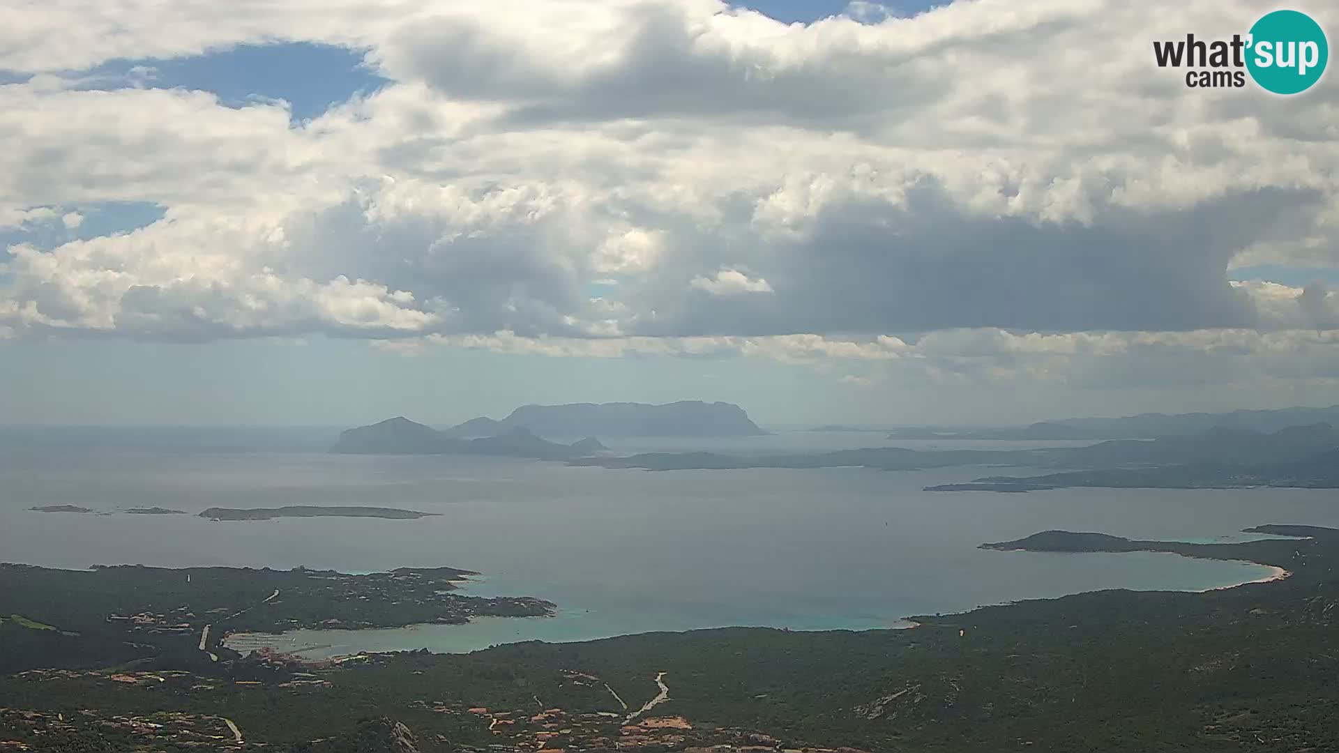 Monte Moro live cam Costa Smeralda Panoramablick Sardinien