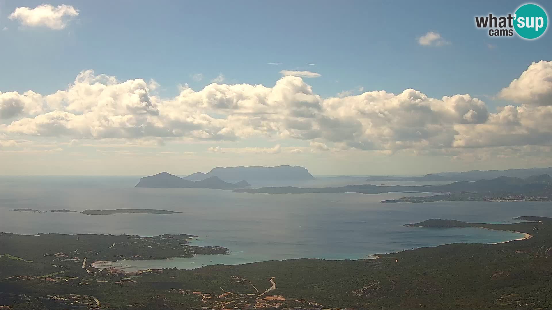 Monte Moro camera en vivo Costa Smeralda vista panorámica Cerdeña