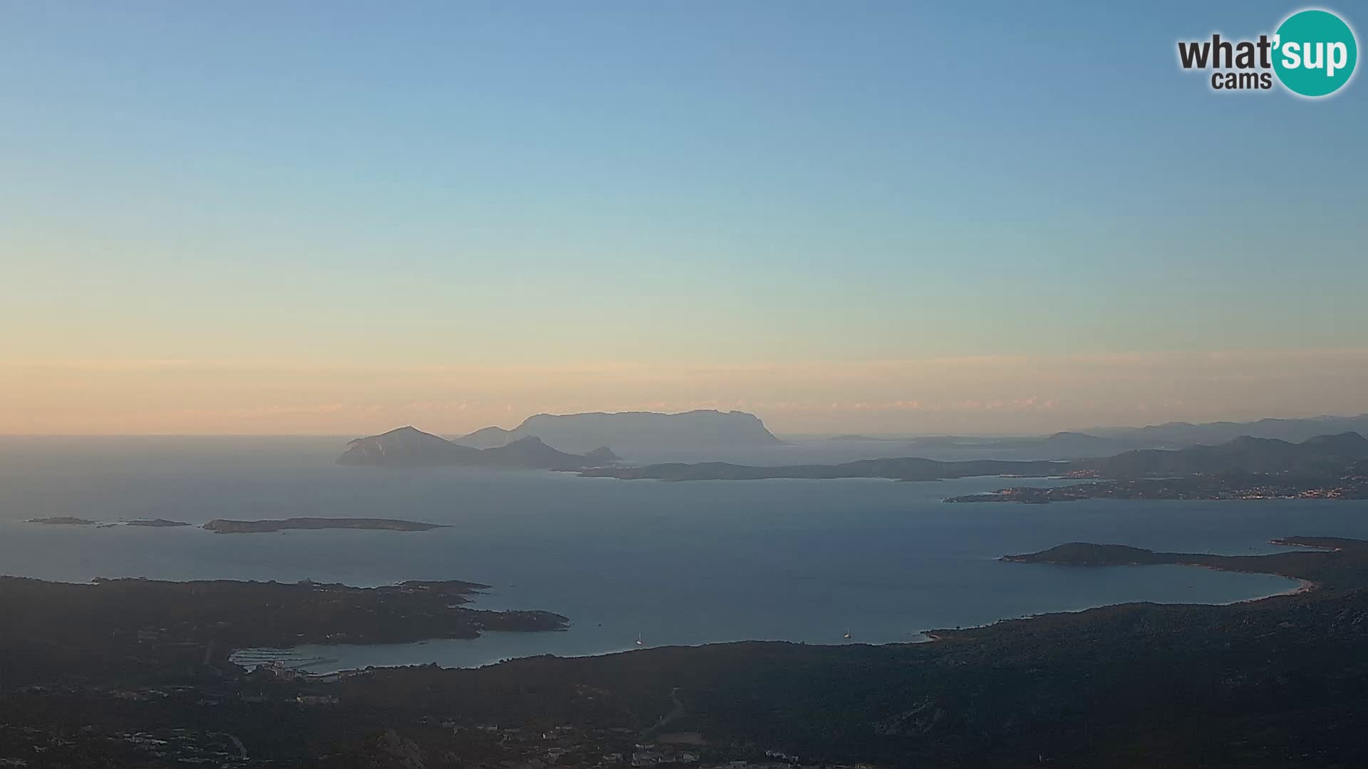 Monte Moro camera en vivo Costa Smeralda vista panorámica Cerdeña