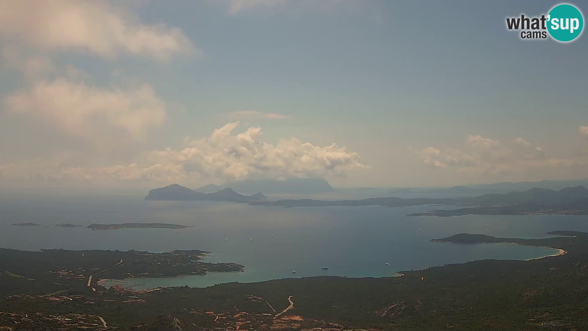 Monte Moro webcam Costa Smeralda vista panoramica Sardegna