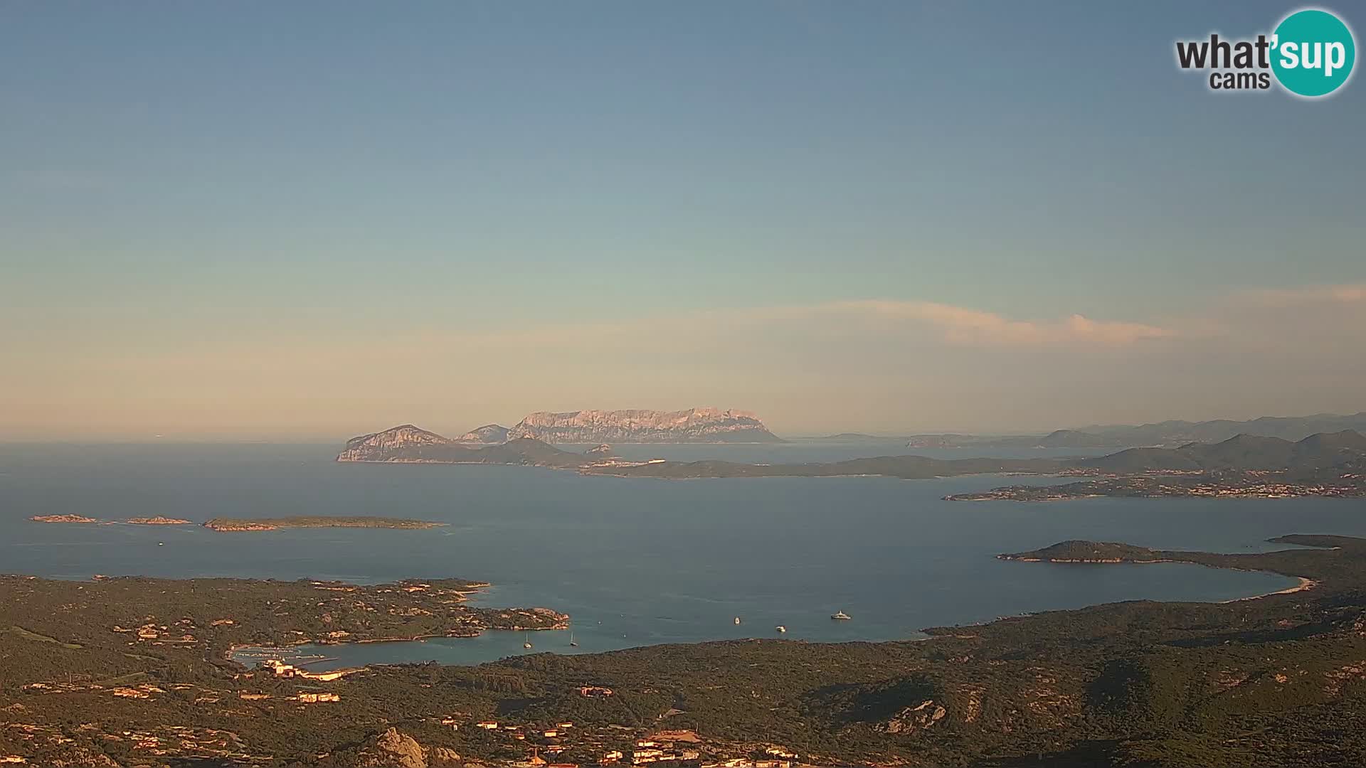 Monte Moro webcam Costa Smeralda vista panoramica Sardegna