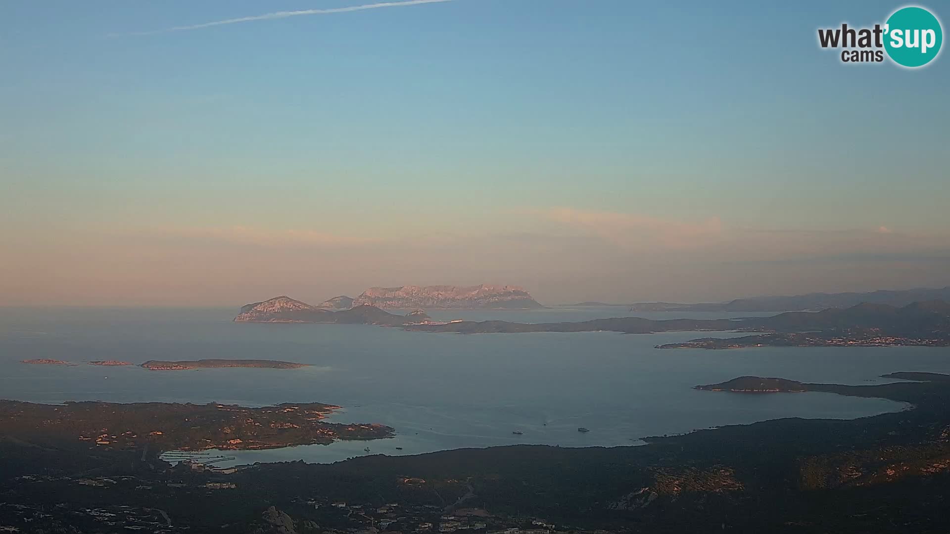 Monte Moro webcam Costa Smeralda vista panoramica Sardegna