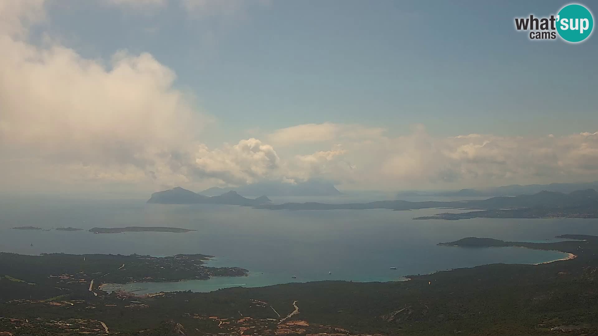 Monte Moro webcam Costa Smeralda vista panoramica Sardegna