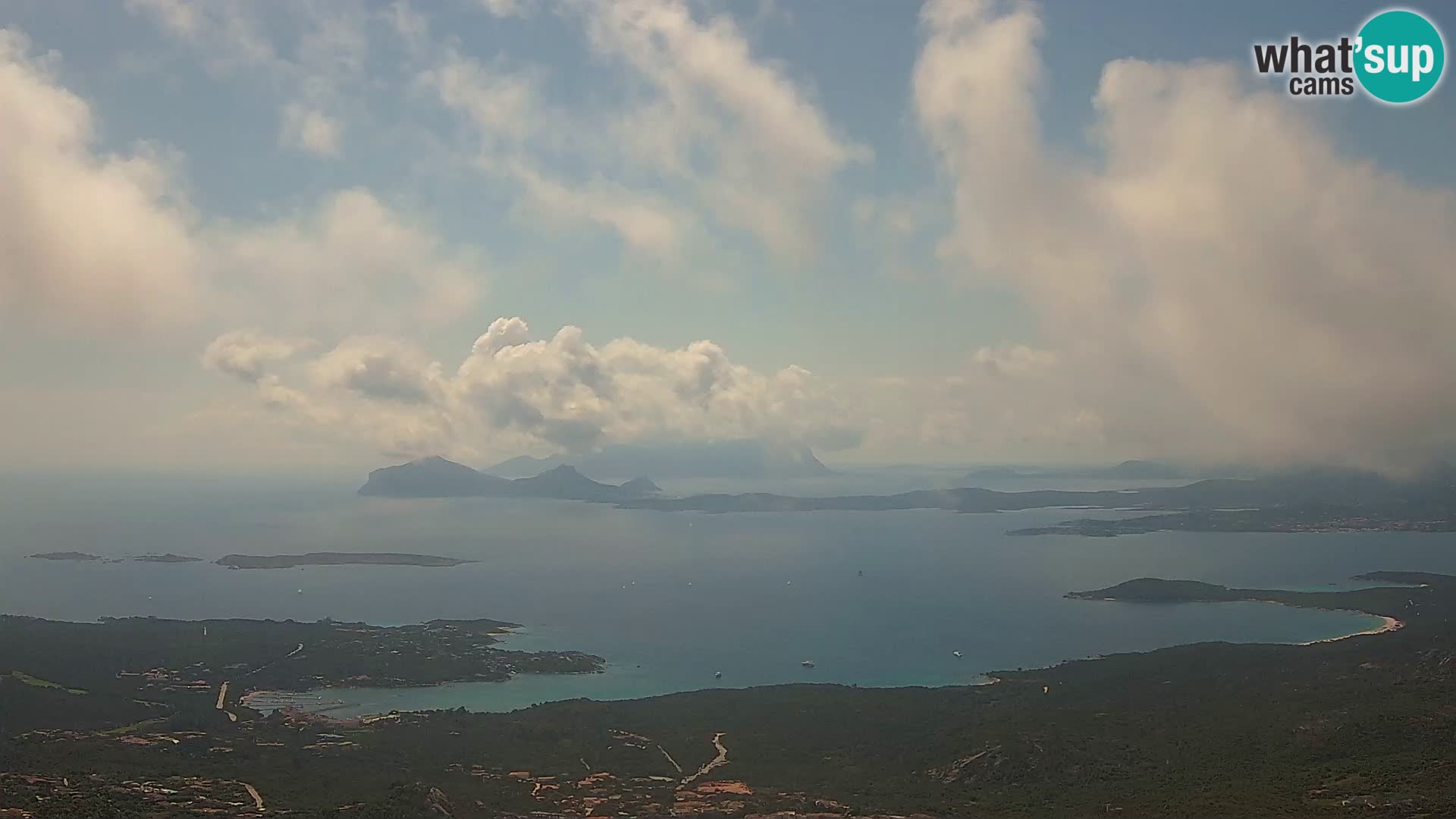 Monte Moro webcam Costa Smeralda vista panoramica Sardegna