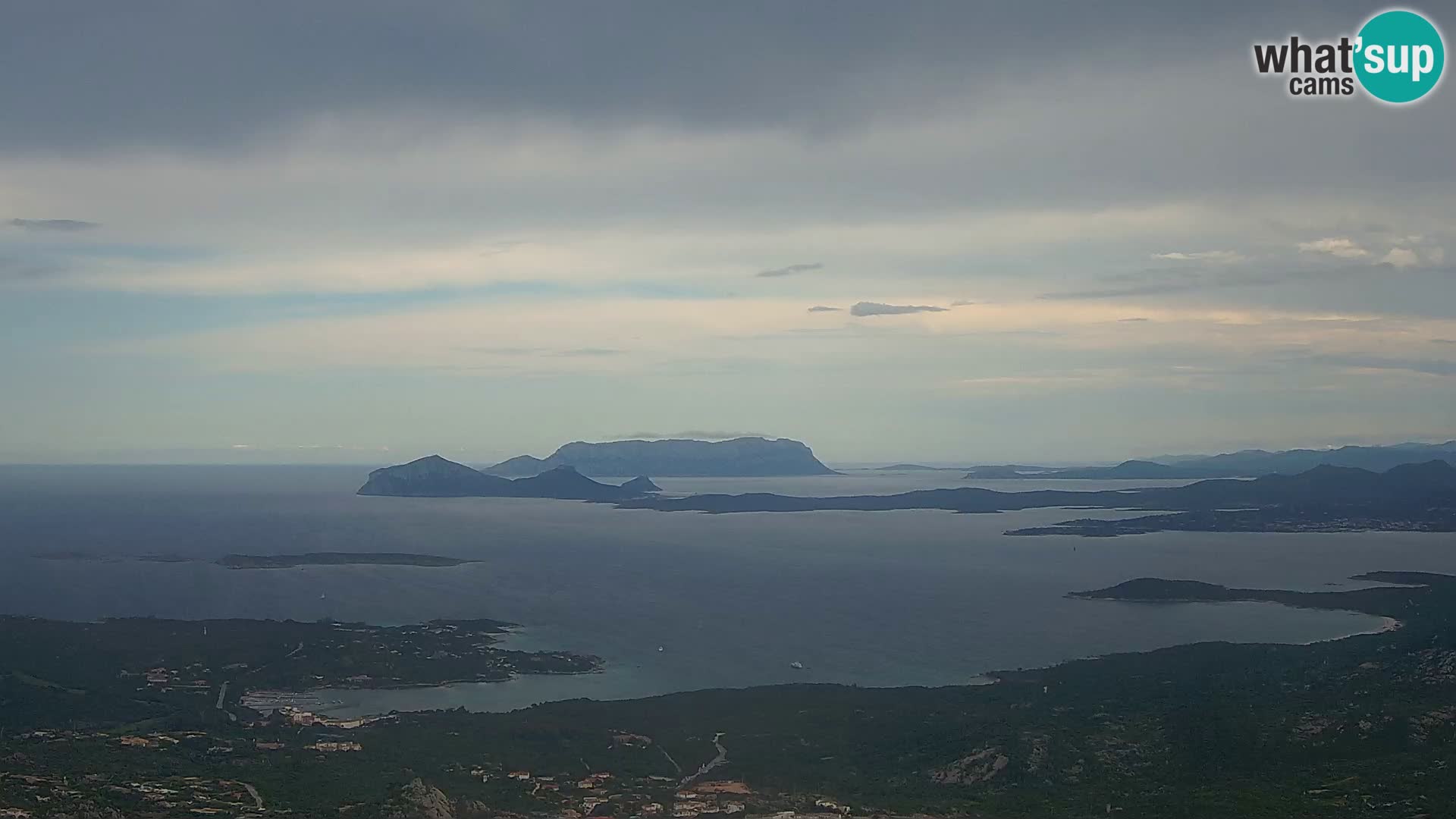 Monte Moro webcam Costa Smeralda vista panoramica Sardegna