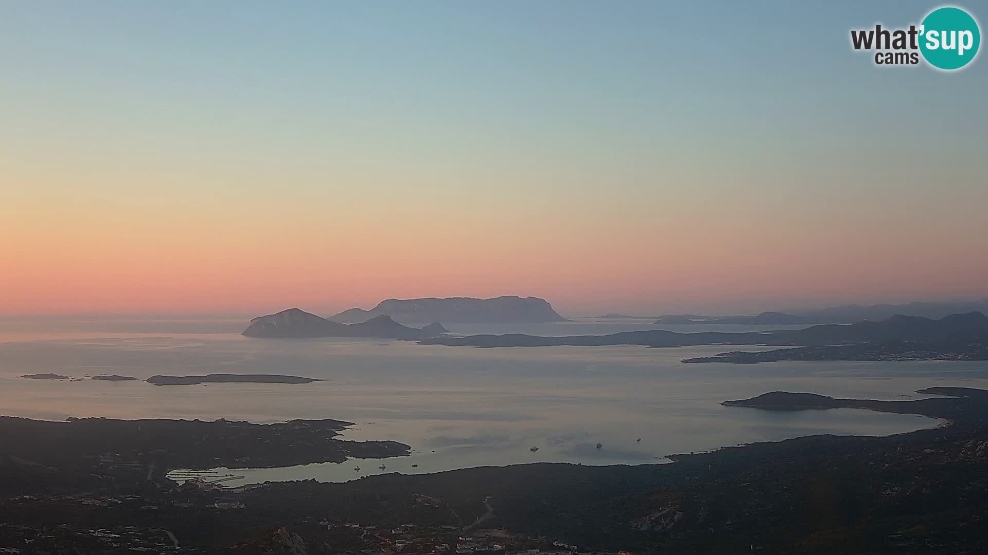 Monte Moro live cam Costa Smeralda Panoramablick Sardinien
