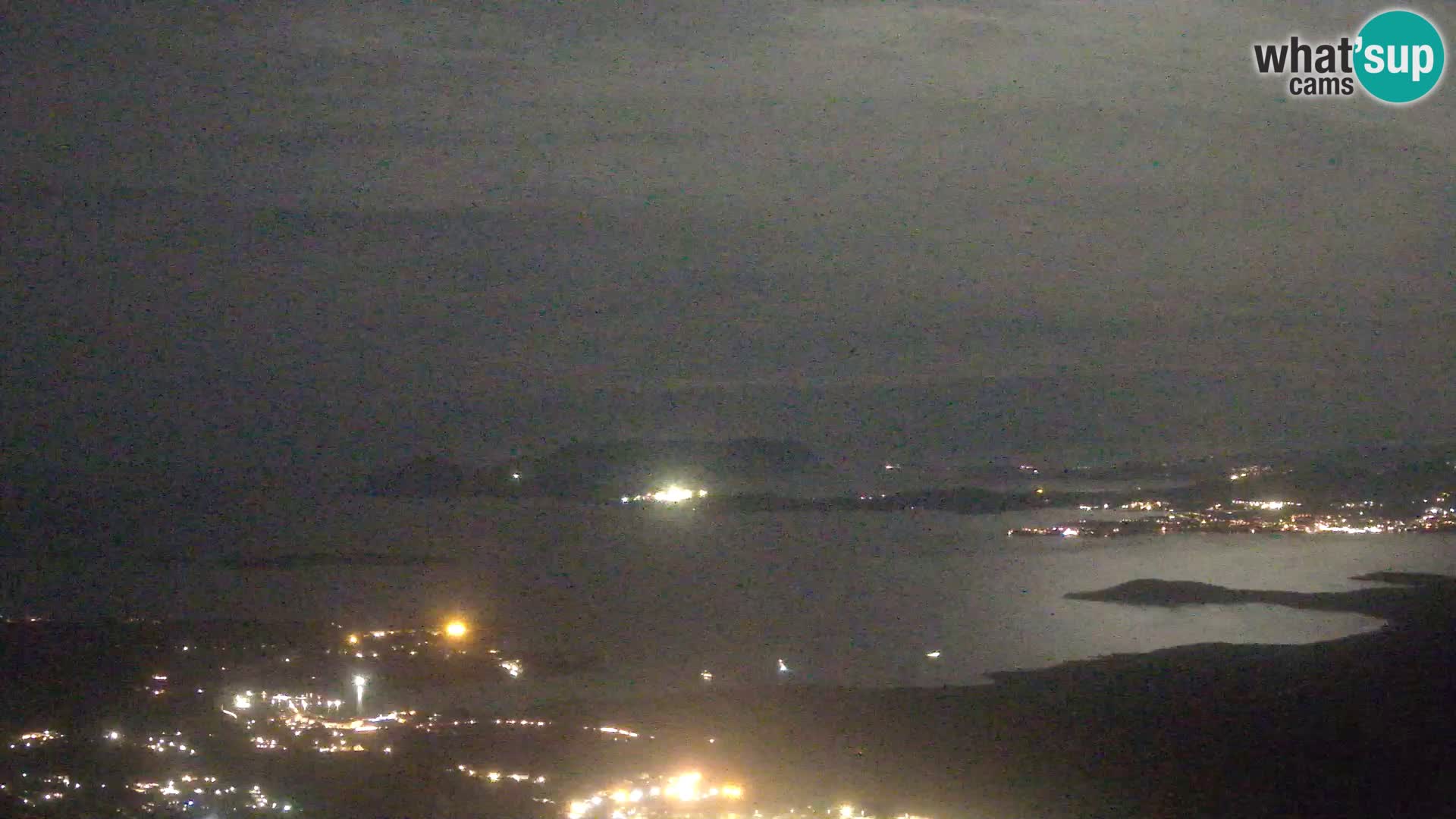 Monte Moro spletna kamera Costa Smeralda panoramski pogled na Sardinijo