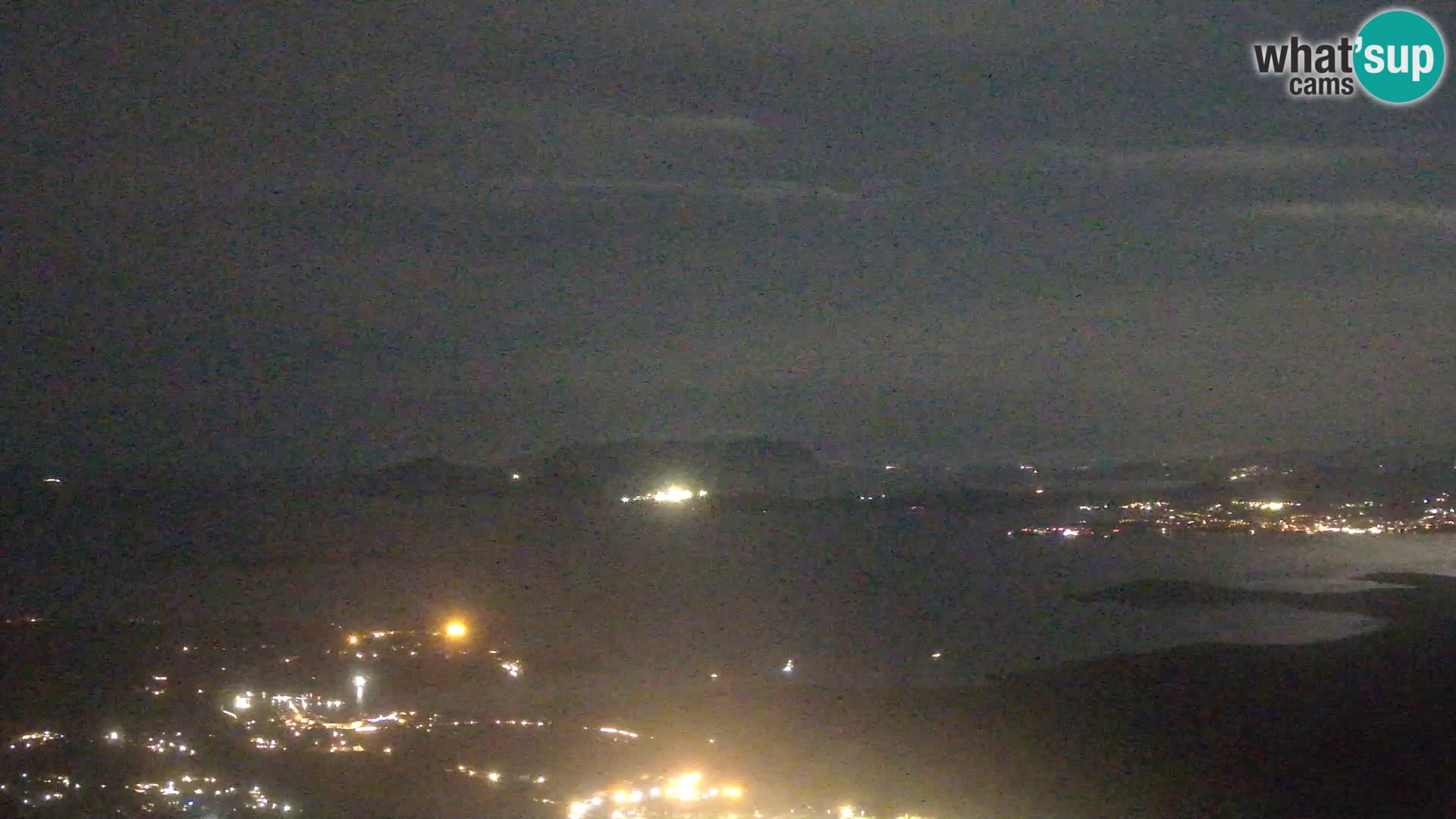 Monte Moro spletna kamera Costa Smeralda panoramski pogled na Sardinijo