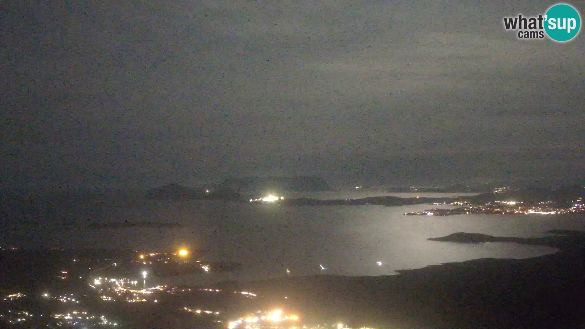 Monte Moro web kamera Costa Smeralda panoramski pogled na Sardiniju