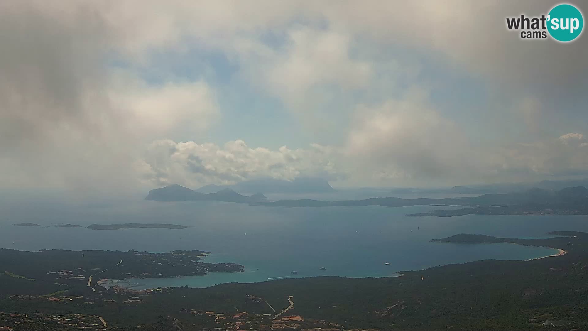 Monte Moro livecam Costa Smeralda vue panoramique Sardaigne