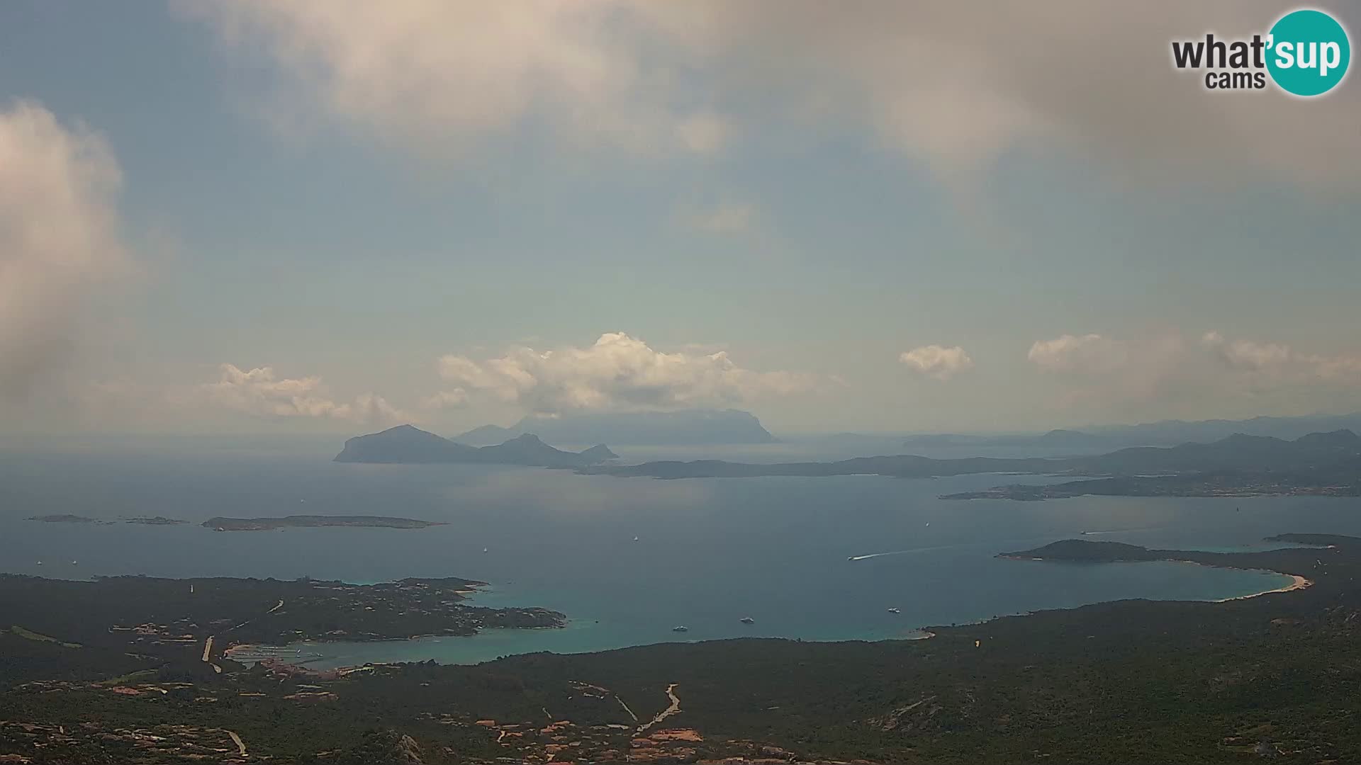 Monte Moro live cam Costa Smeralda Panoramablick Sardinien