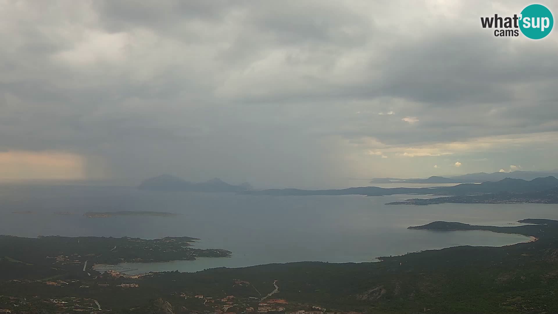 Monte Moro livecam Costa Smeralda vue panoramique Sardaigne