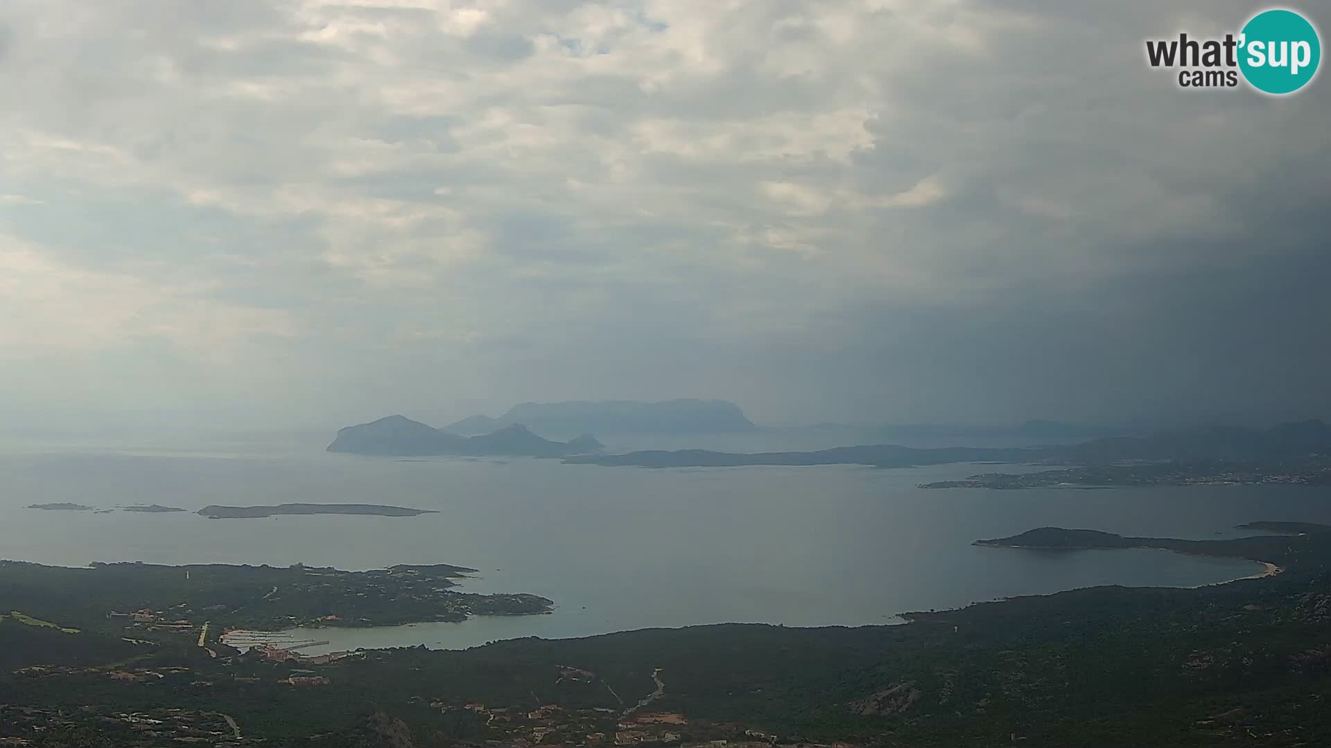 Monte Moro live cam Costa Smeralda Panoramablick Sardinien