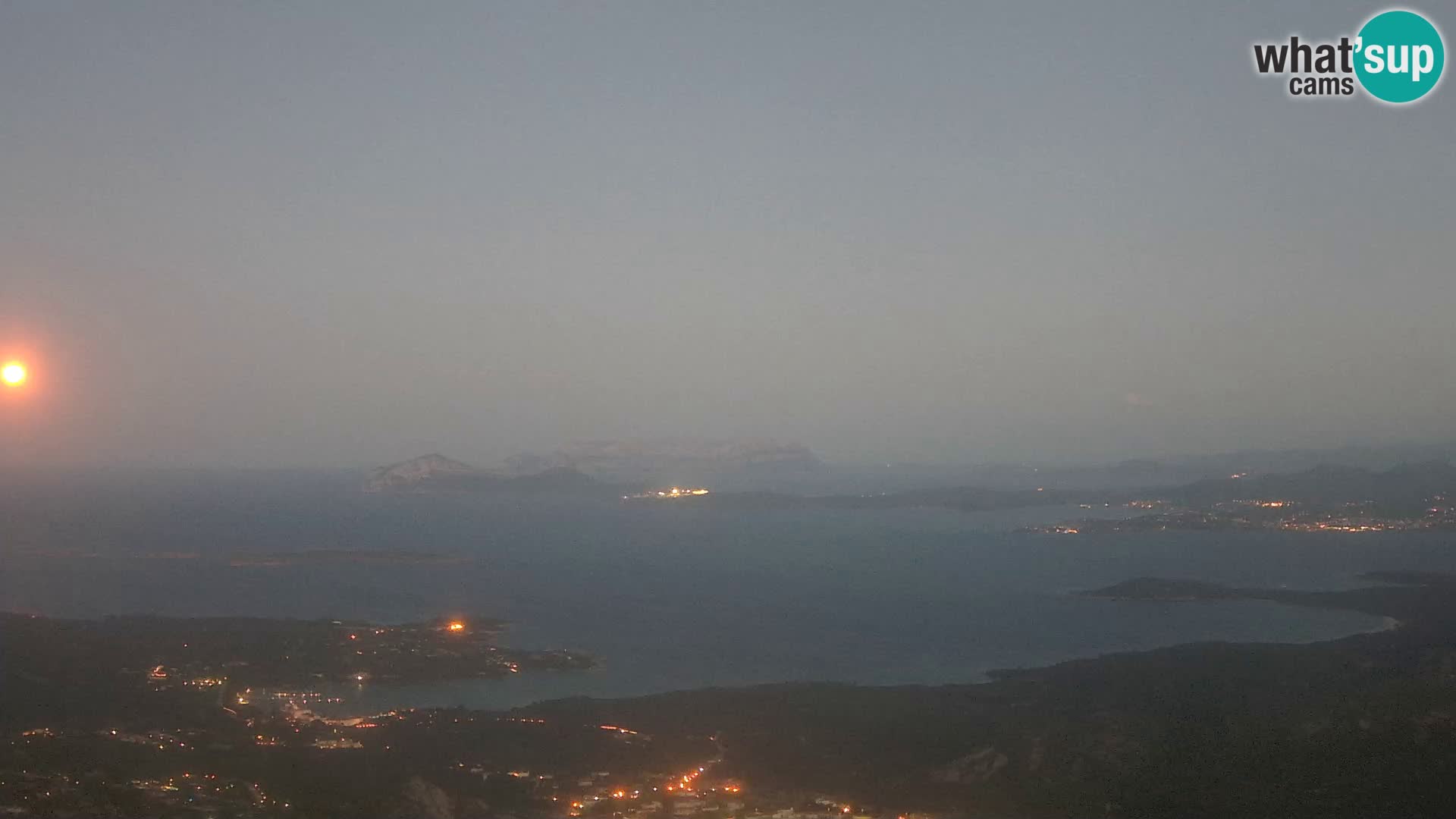Monte Moro webcam Costa Smeralda vista panoramica Sardegna