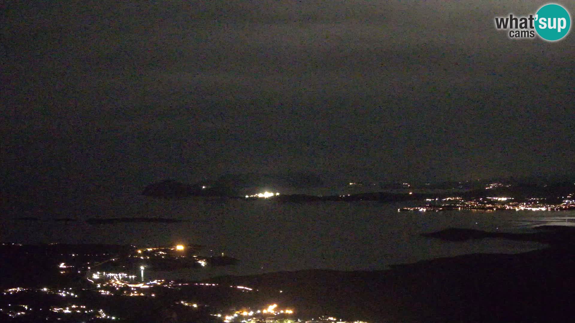 Monte Moro spletna kamera Costa Smeralda panoramski pogled na Sardinijo