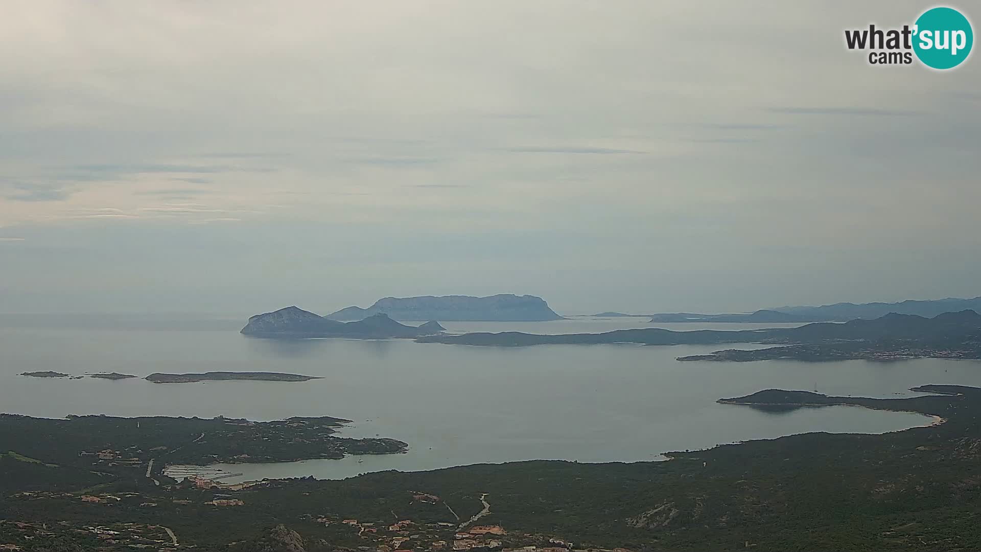 Monte Moro livecam Costa Smeralda vue panoramique Sardaigne
