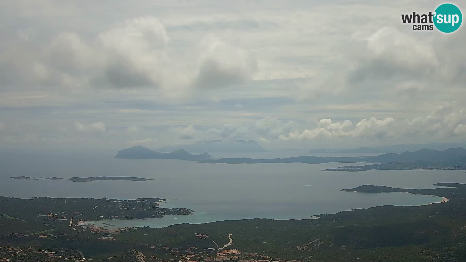 Monte Moro livecam Costa Smeralda vue panoramique Sardaigne