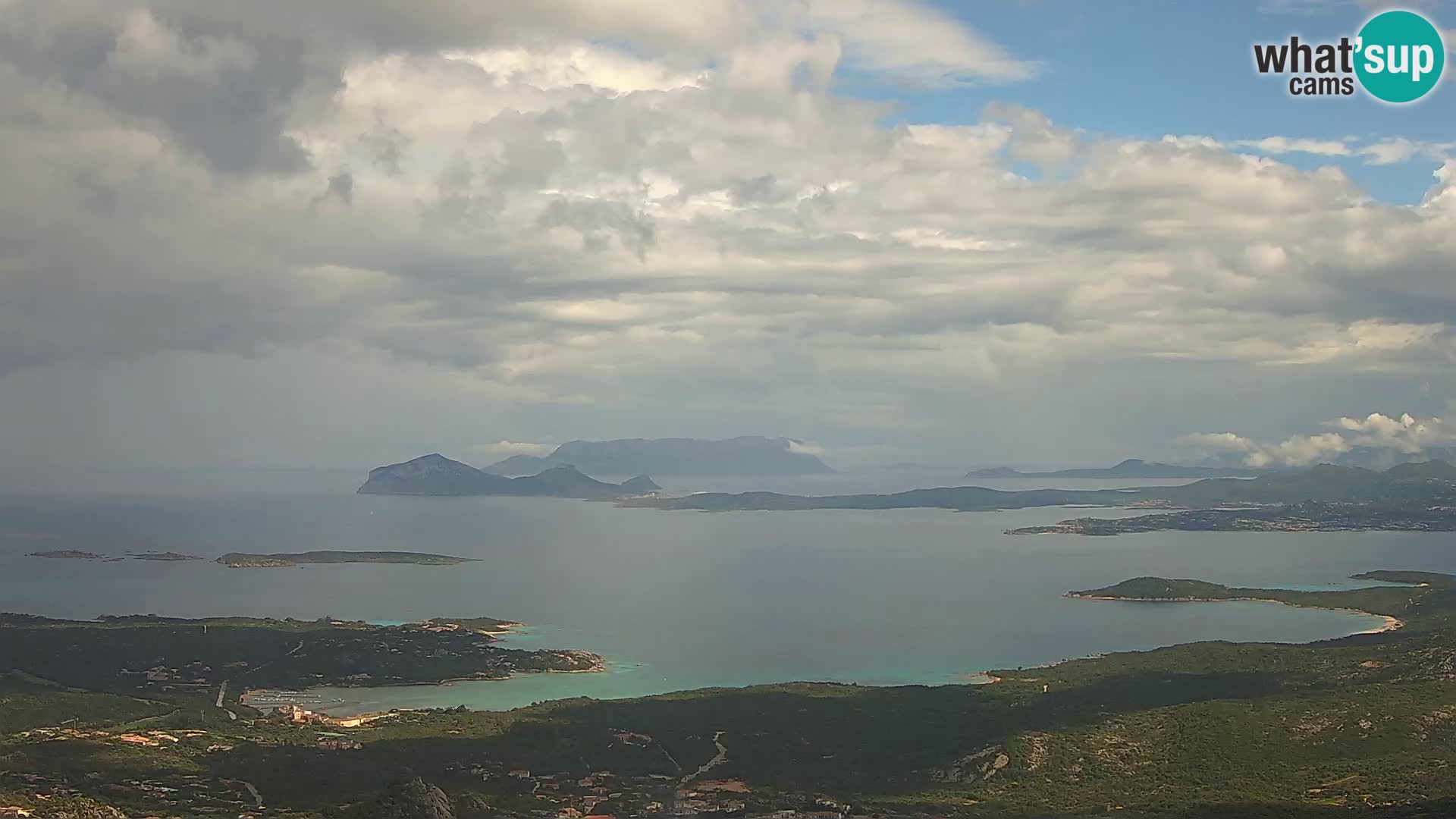 Monte Moro webcam Costa Smeralda panoramic view Sardinia