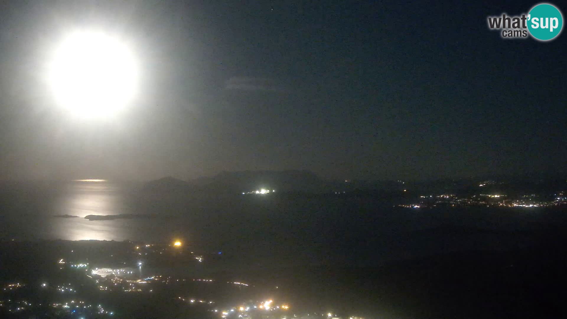 Monte Moro livecam Costa Smeralda vue panoramique Sardaigne