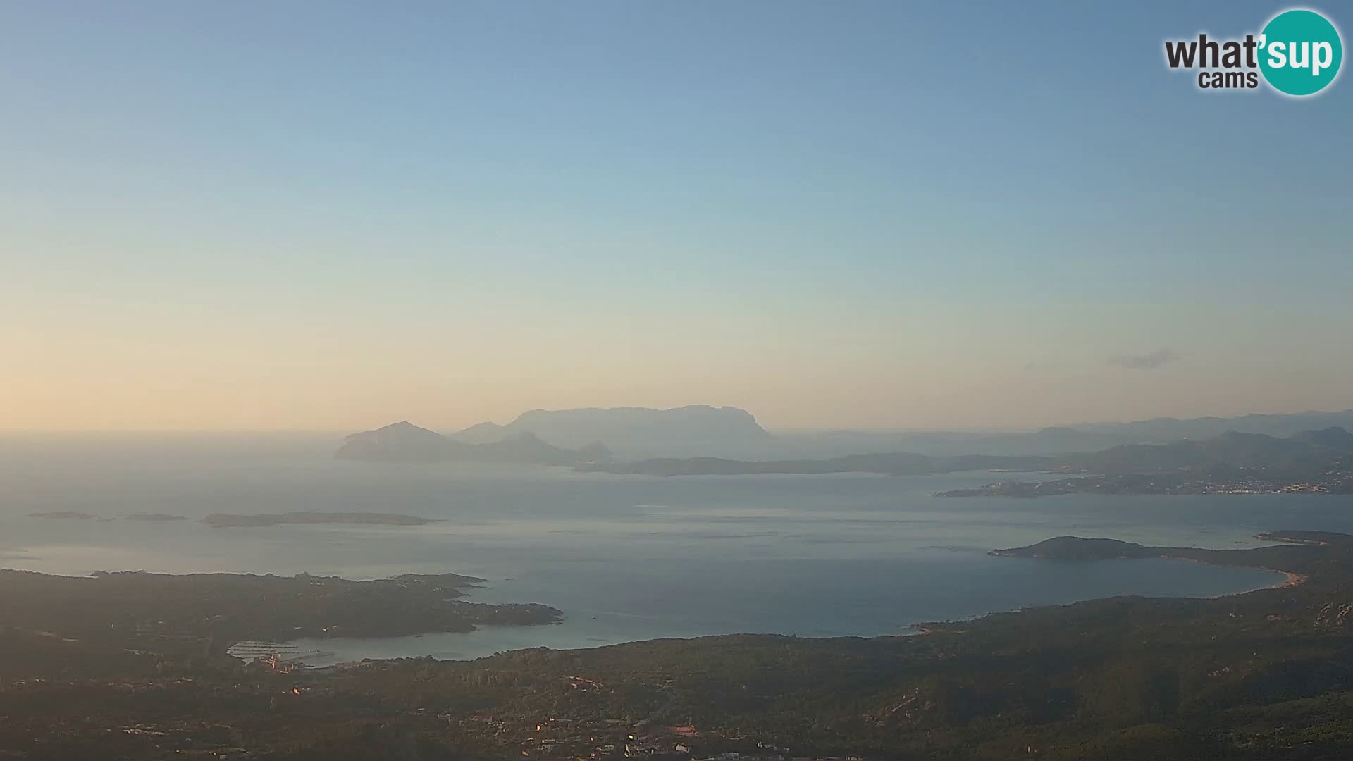Monte Moro live cam Costa Smeralda Panoramablick Sardinien