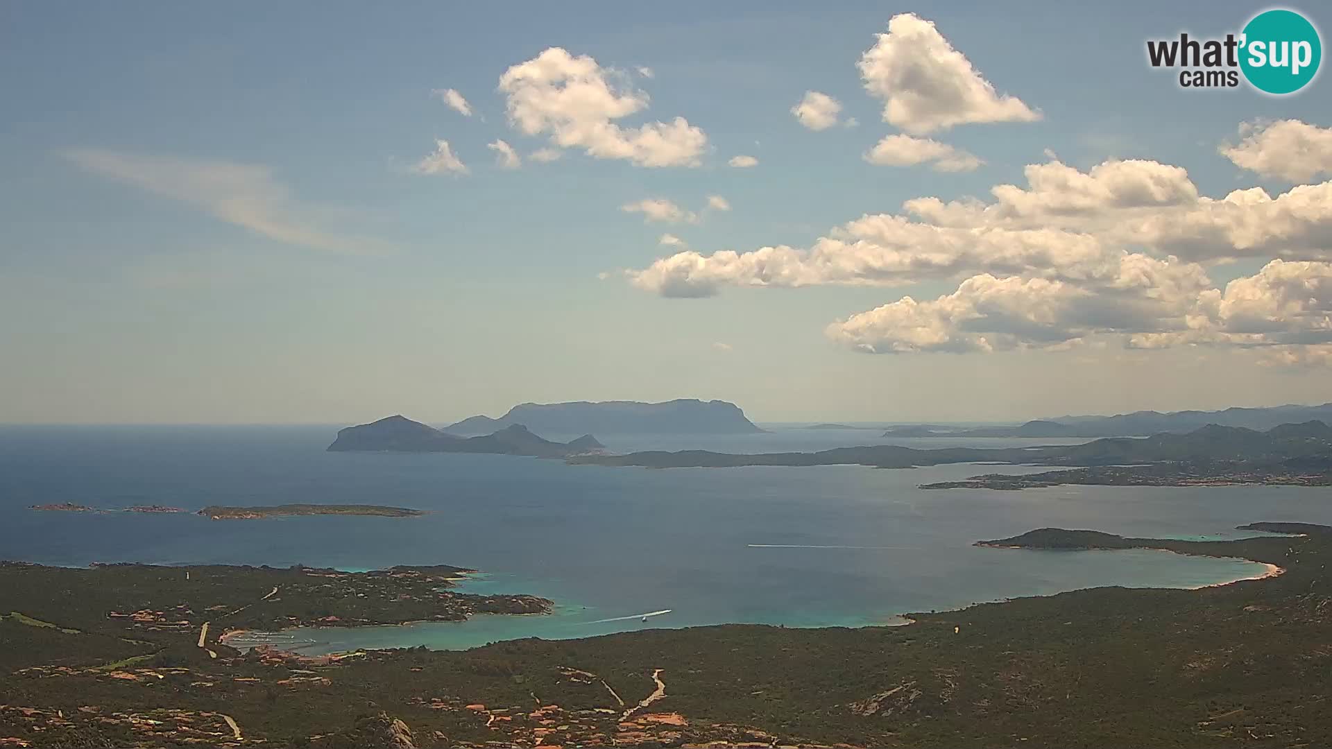 Monte Moro live cam Costa Smeralda Panoramablick Sardinien