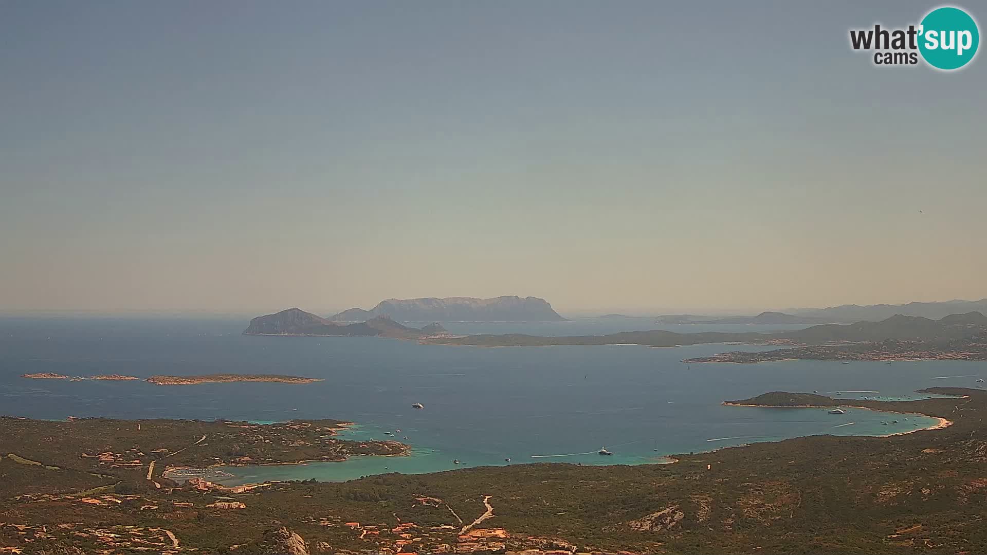 Monte Moro camera en vivo Costa Smeralda vista panorámica Cerdeña