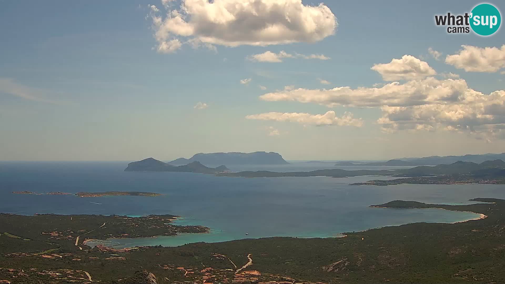 Monte Moro livecam Costa Smeralda vue panoramique Sardaigne