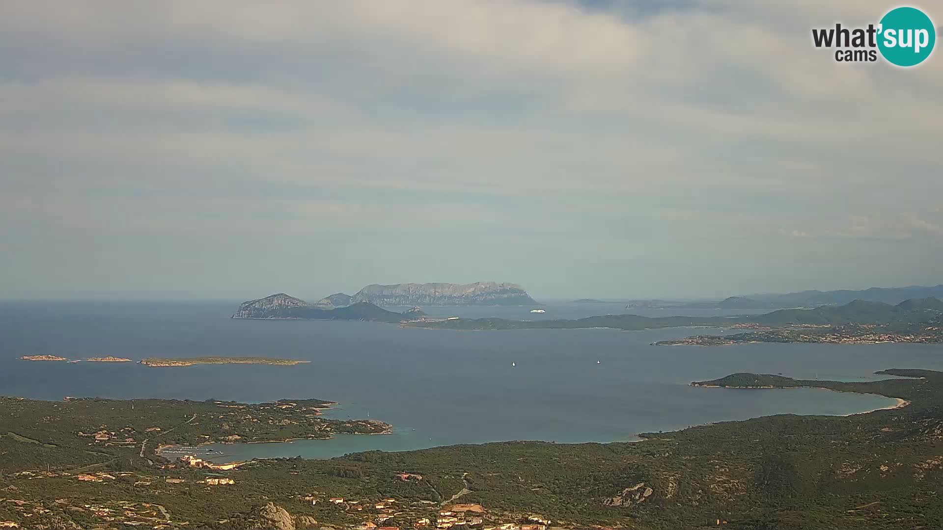 Monte Moro web kamera Costa Smeralda panoramski pogled na Sardiniju