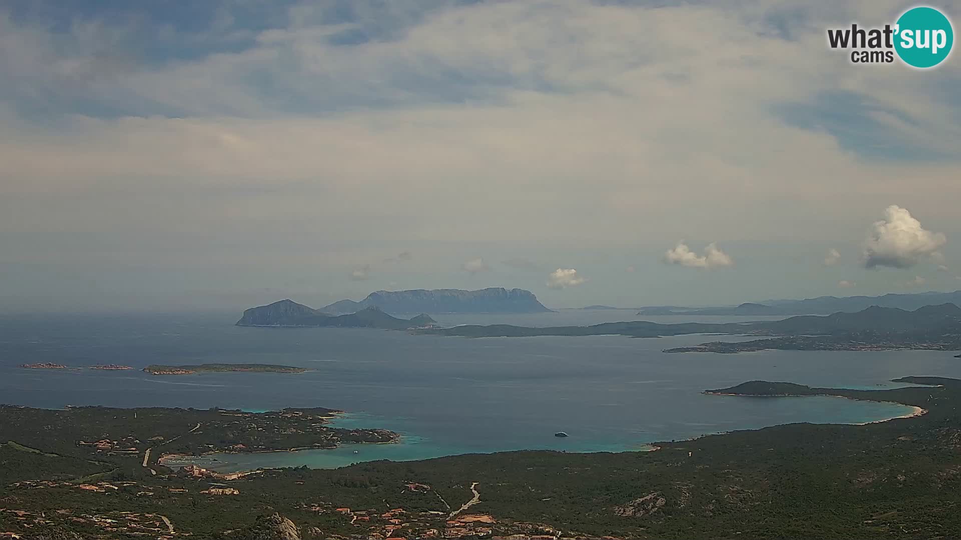 Monte Moro webcam Costa Smeralda vista panoramica Sardegna