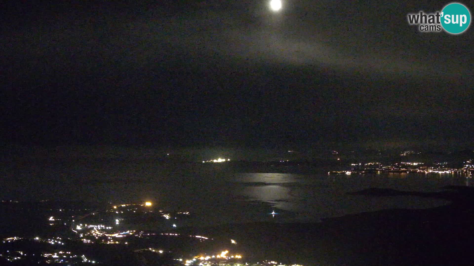 Monte Moro spletna kamera Costa Smeralda panoramski pogled na Sardinijo