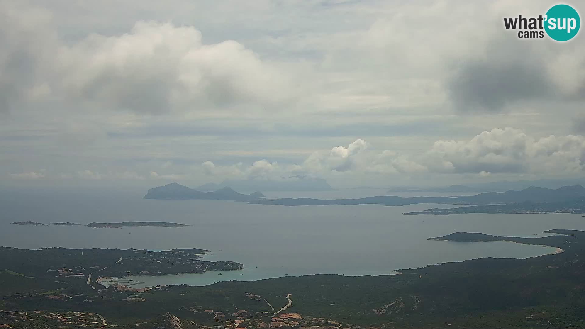 Monte Moro live cam Costa Smeralda Panoramablick Sardinien