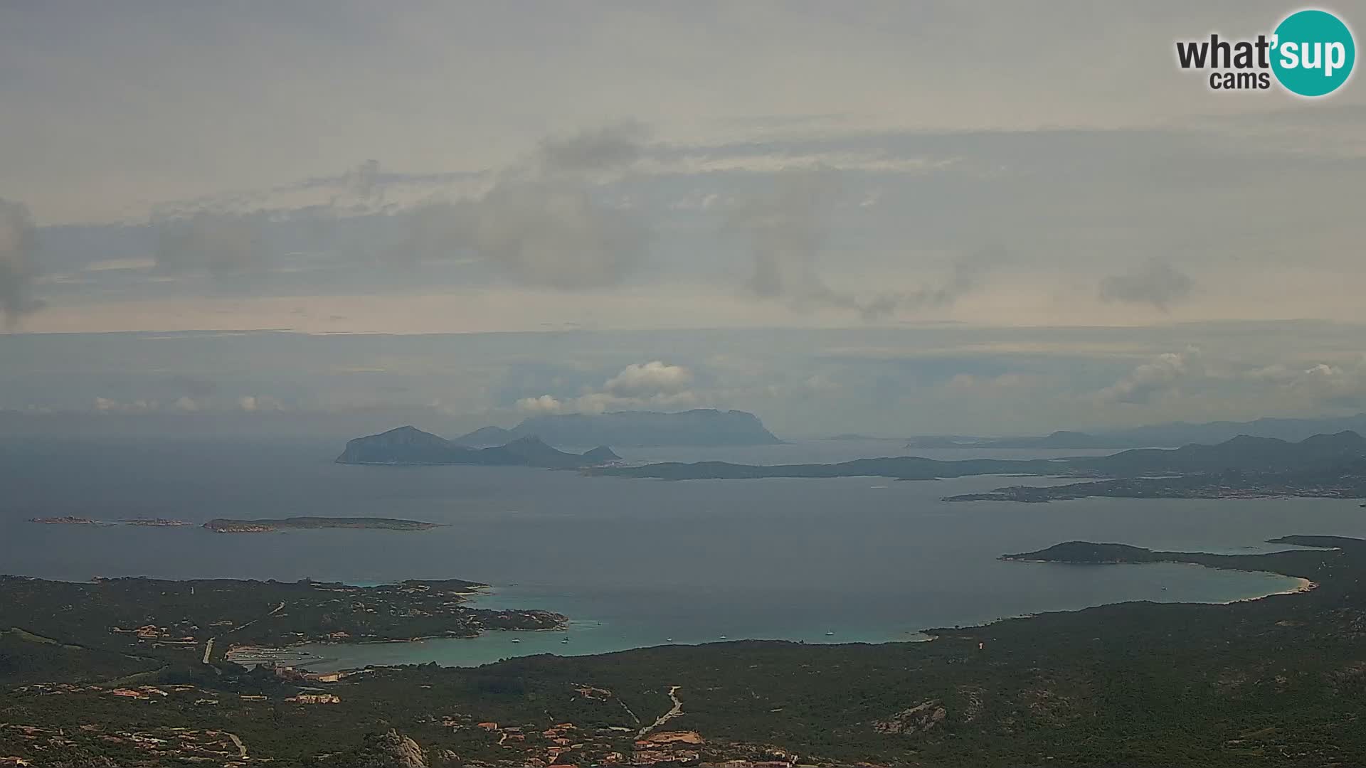 Monte Moro camera en vivo Costa Smeralda vista panorámica Cerdeña