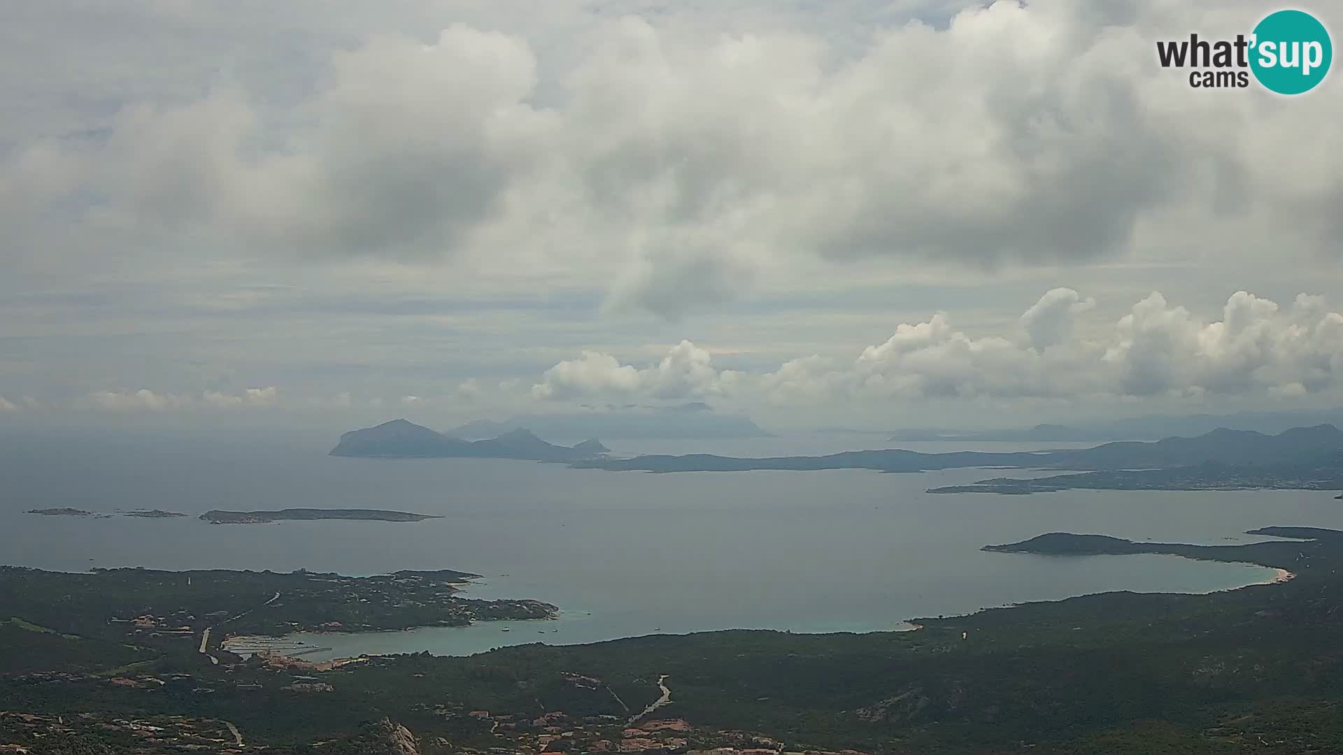 Monte Moro webcam Costa Smeralda panoramic view Sardinia