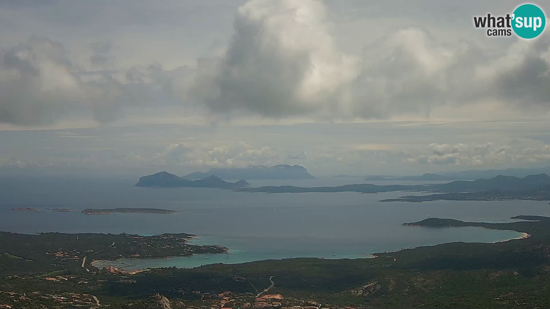 Monte Moro webcam Costa Smeralda panoramic view Sardinia