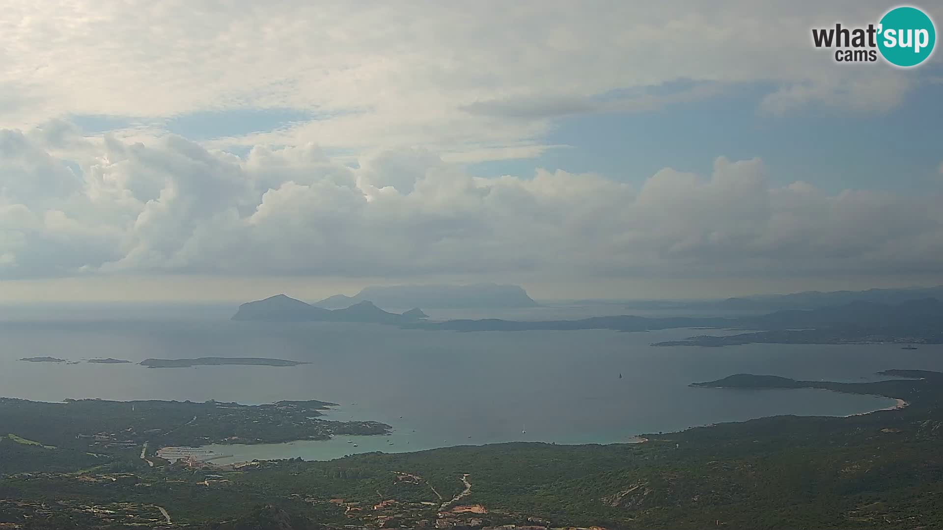 Monte Moro web kamera Costa Smeralda panoramski pogled na Sardiniju
