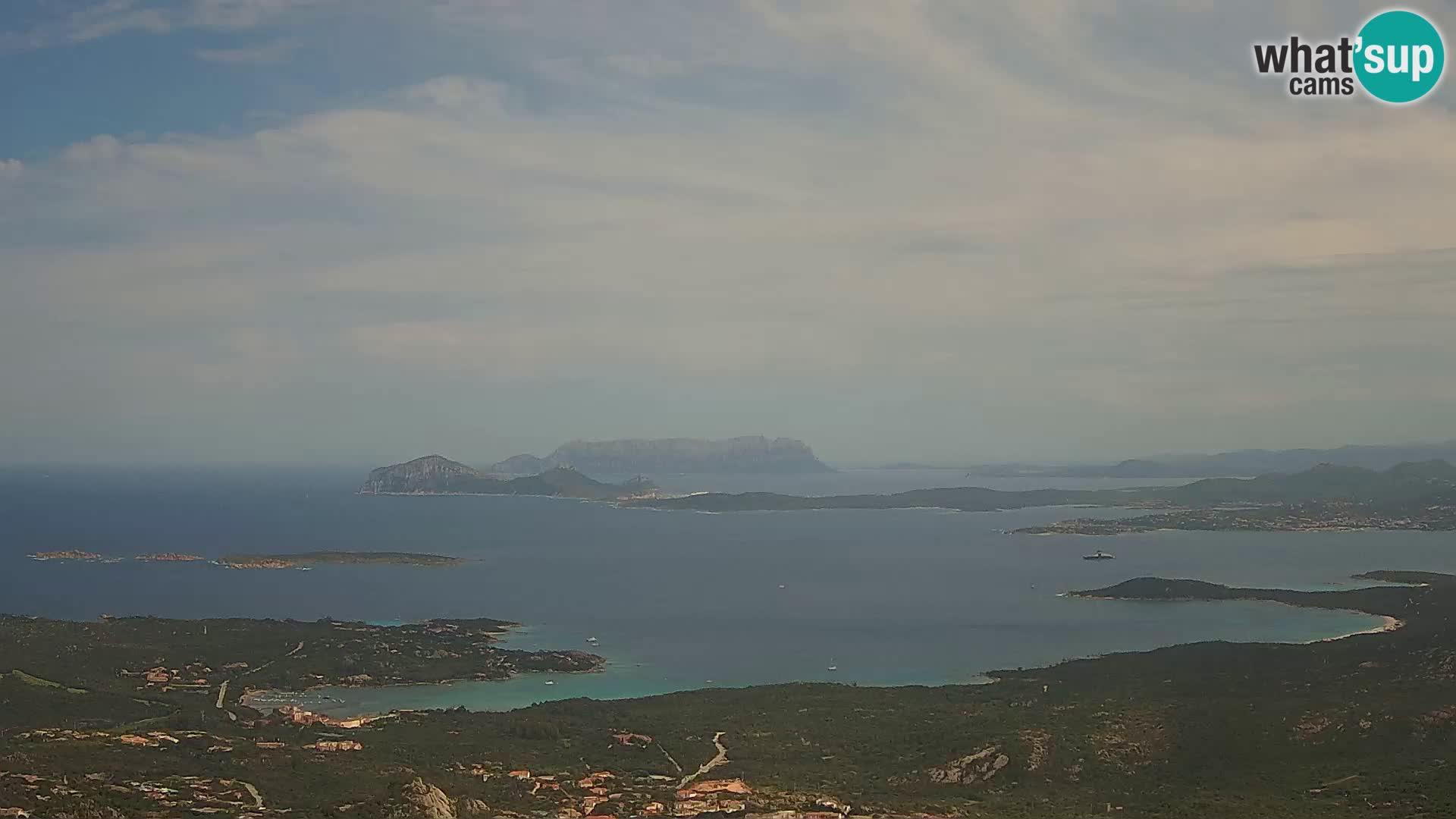 Monte Moro webcam Costa Smeralda vista panoramica Sardegna