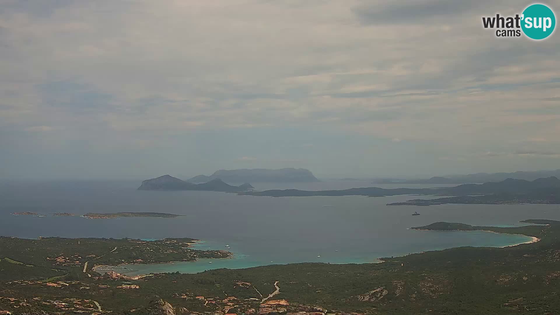 Monte Moro webcam Costa Smeralda panoramic view Sardinia
