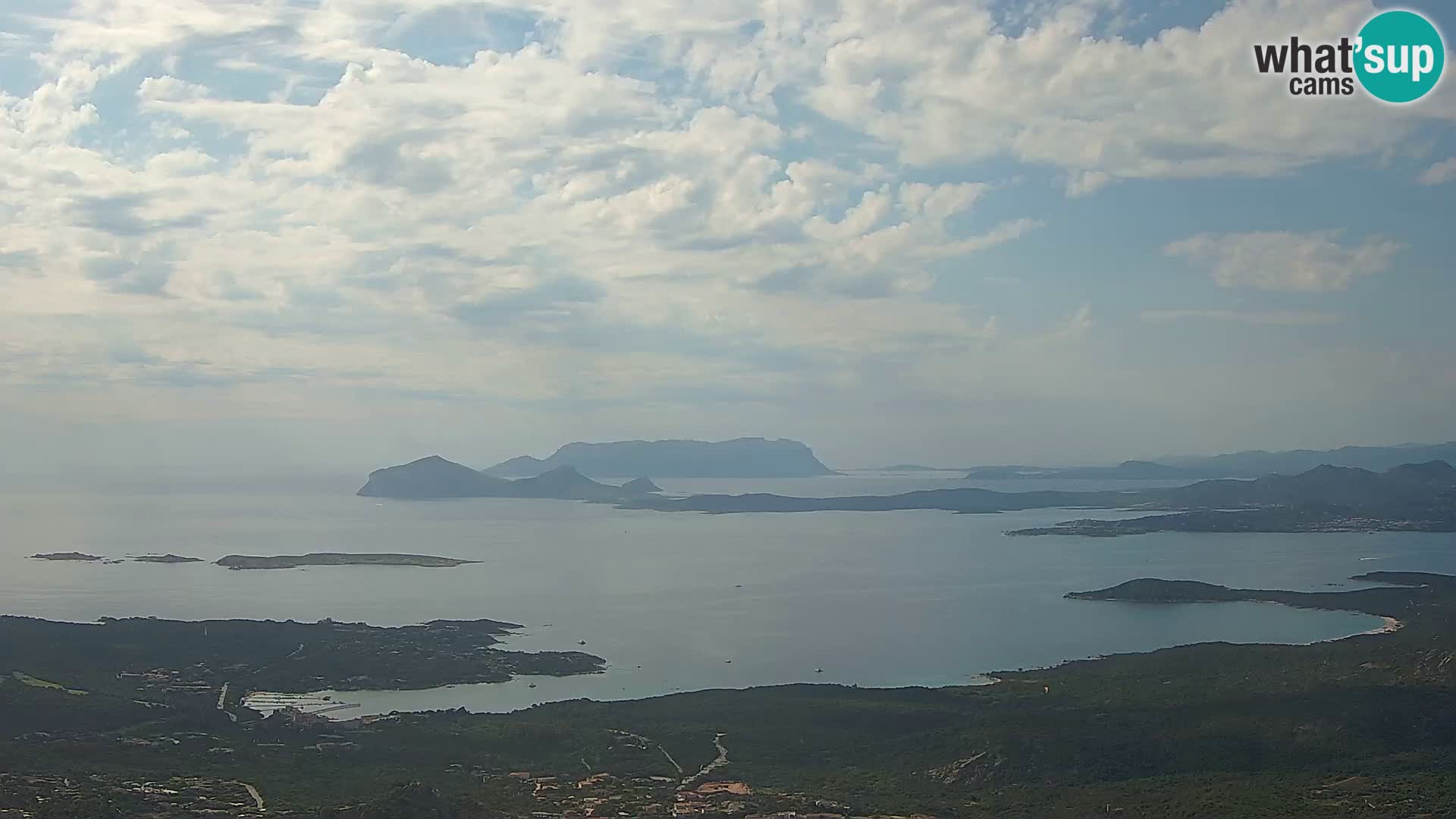 Monte Moro live cam Costa Smeralda Panoramablick Sardinien