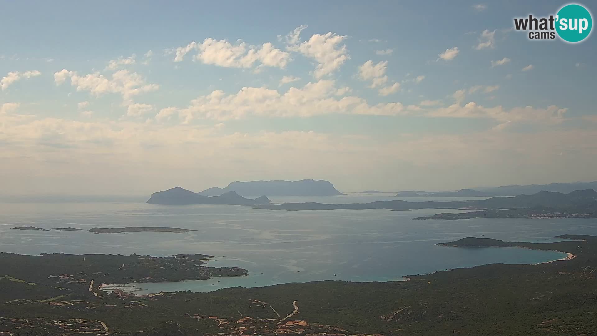 Monte Moro web kamera Costa Smeralda panoramski pogled na Sardiniju