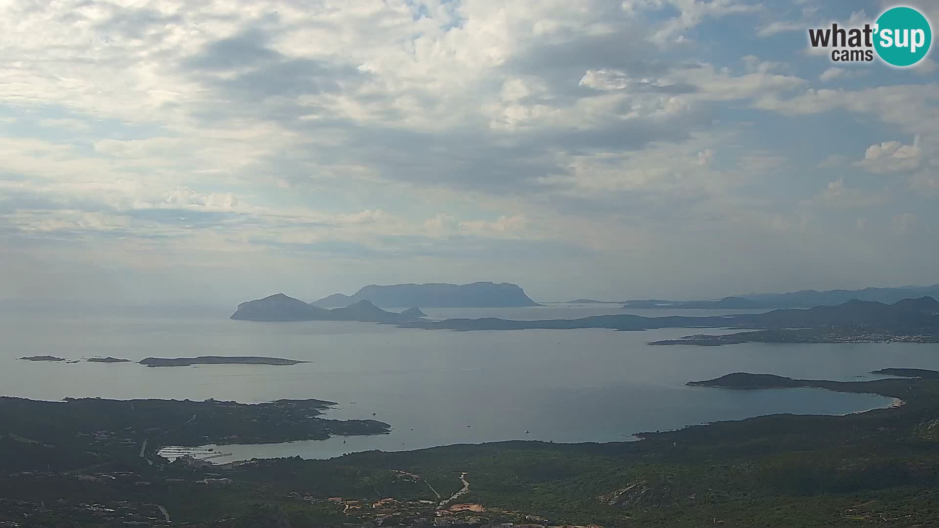 Monte Moro webcam Costa Smeralda vista panoramica Sardegna