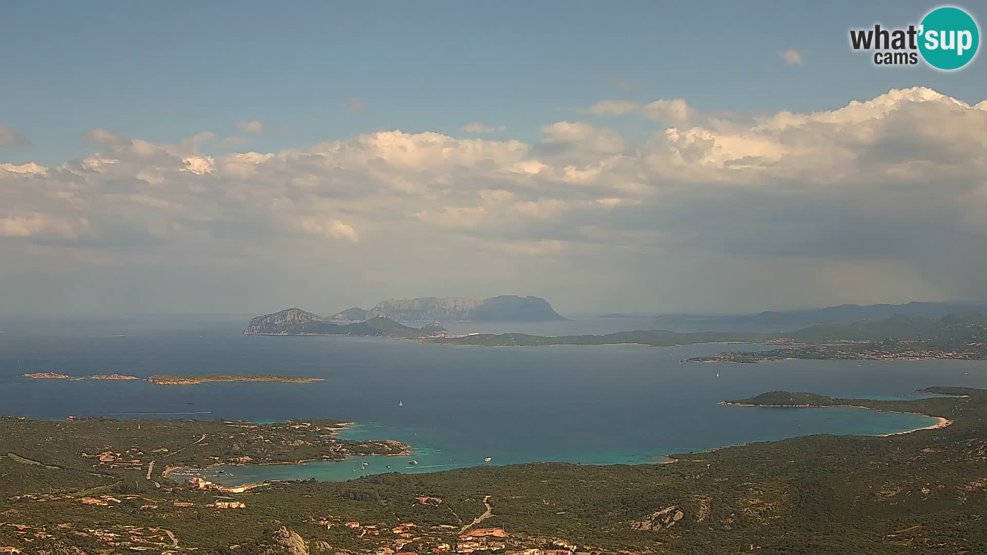 Monte Moro webcam Costa Smeralda vista panoramica Sardegna