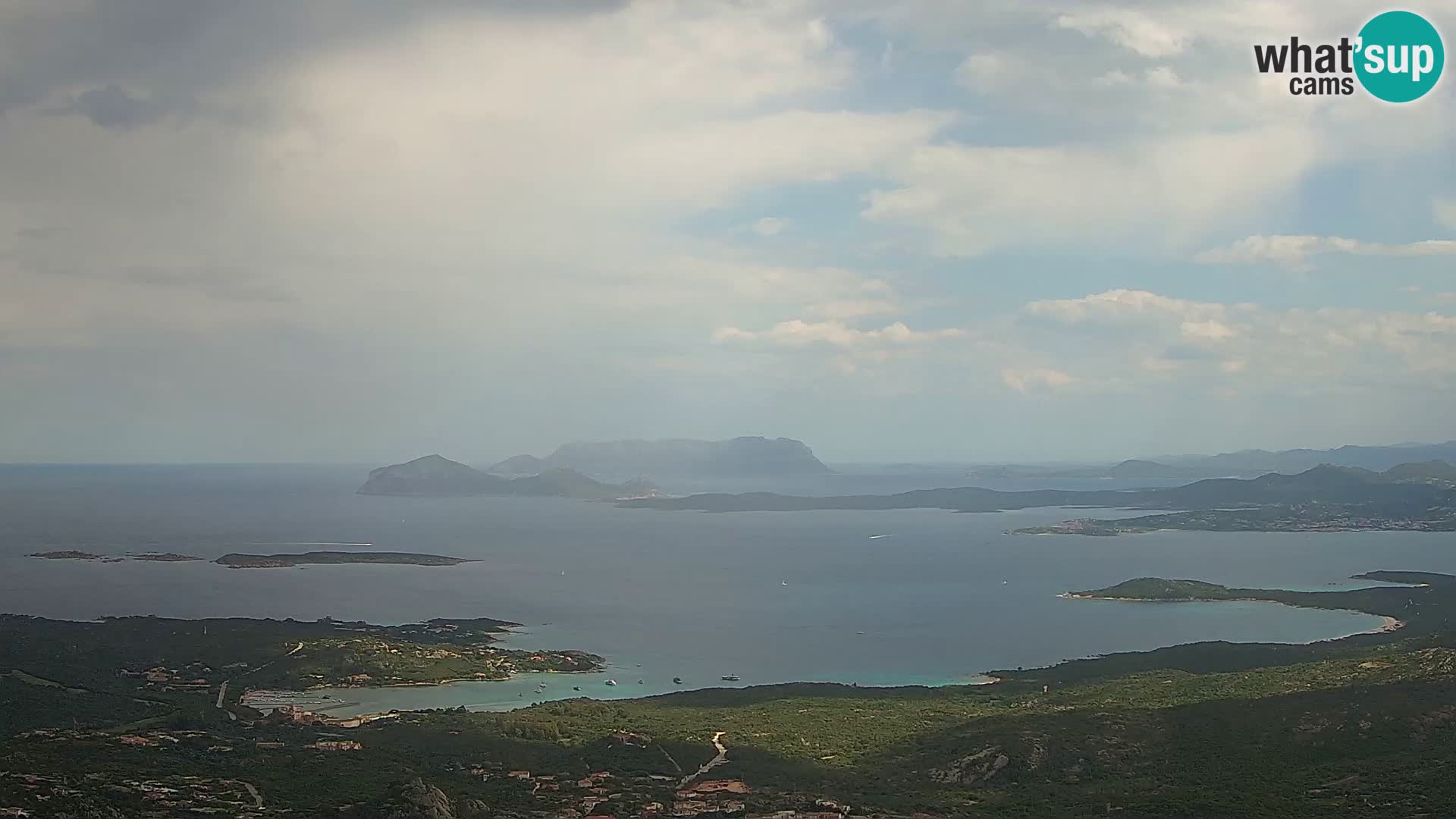 Monte Moro live cam Costa Smeralda Panoramablick Sardinien