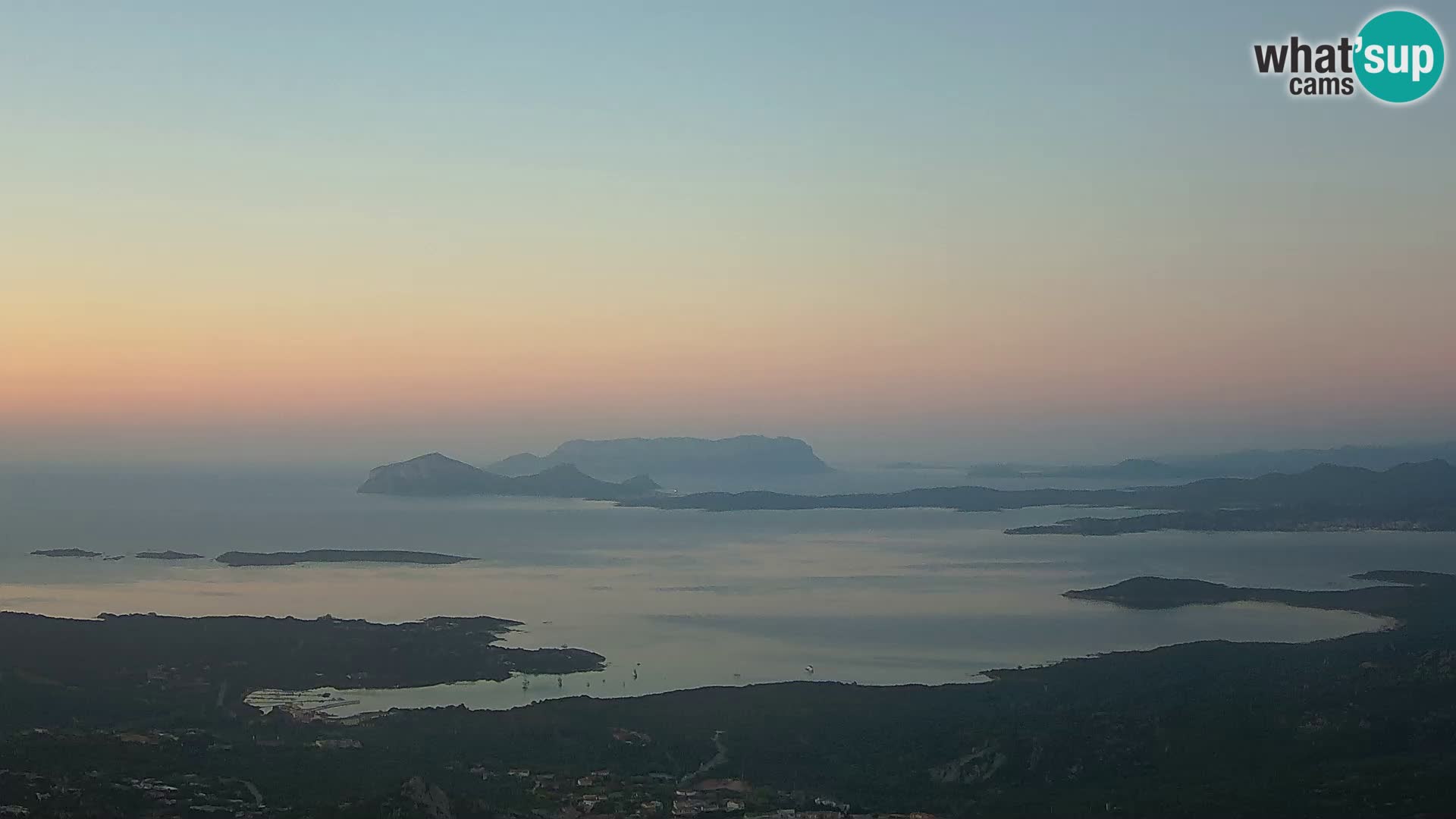 Monte Moro camera en vivo Costa Smeralda vista panorámica Cerdeña