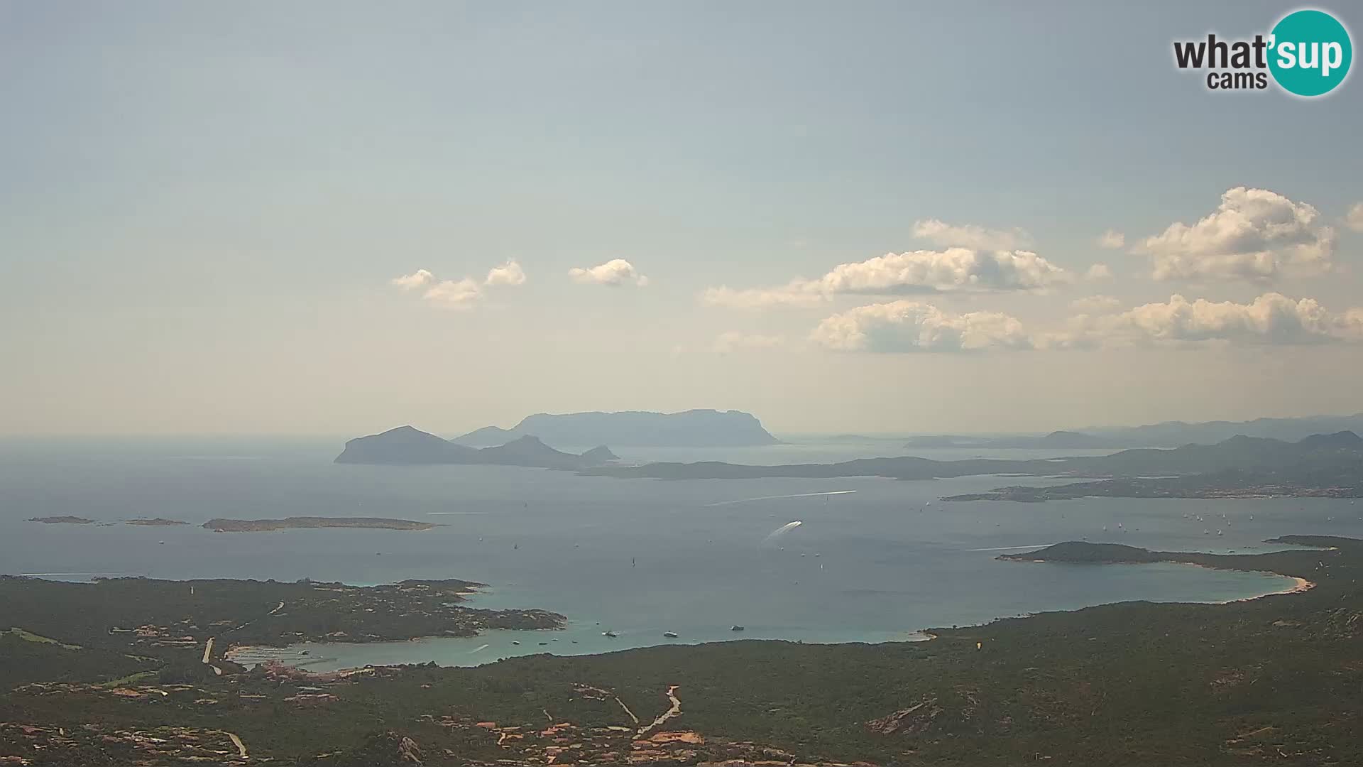 Monte Moro web kamera Costa Smeralda panoramski pogled na Sardiniju