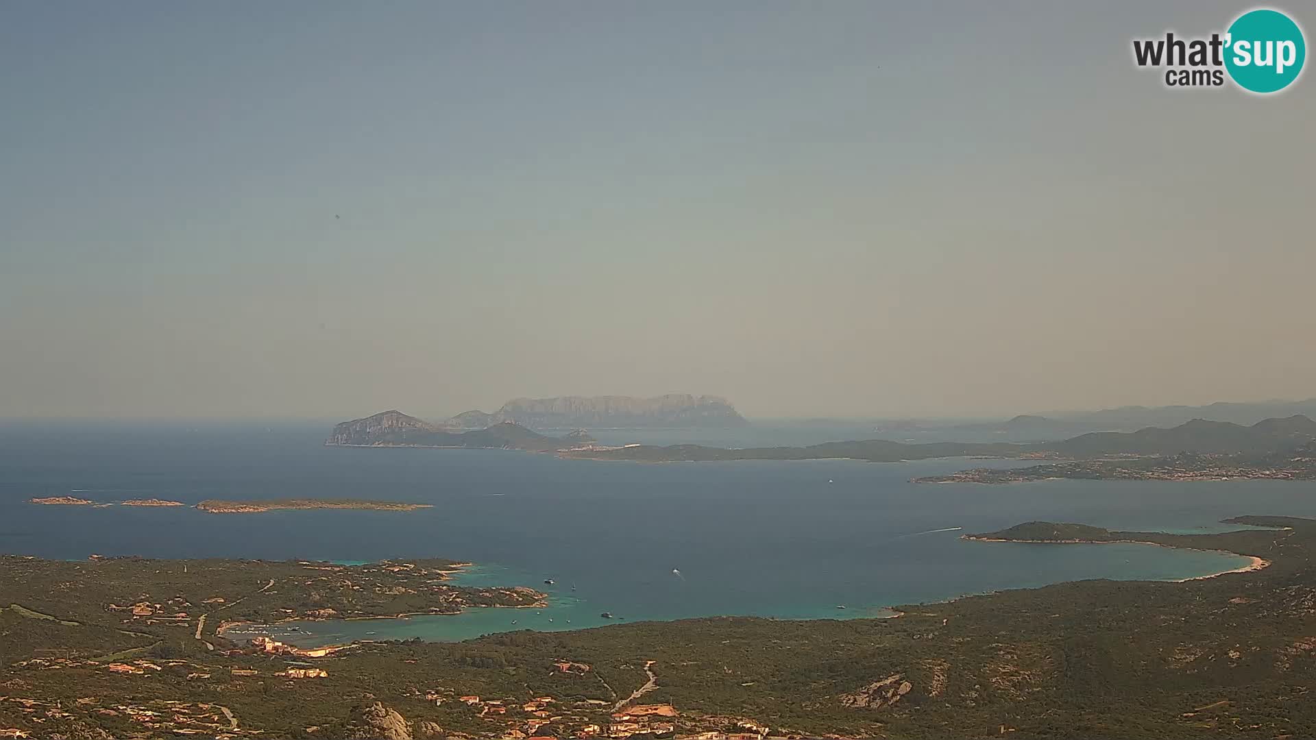 Monte Moro webcam Costa Smeralda vista panoramica Sardegna